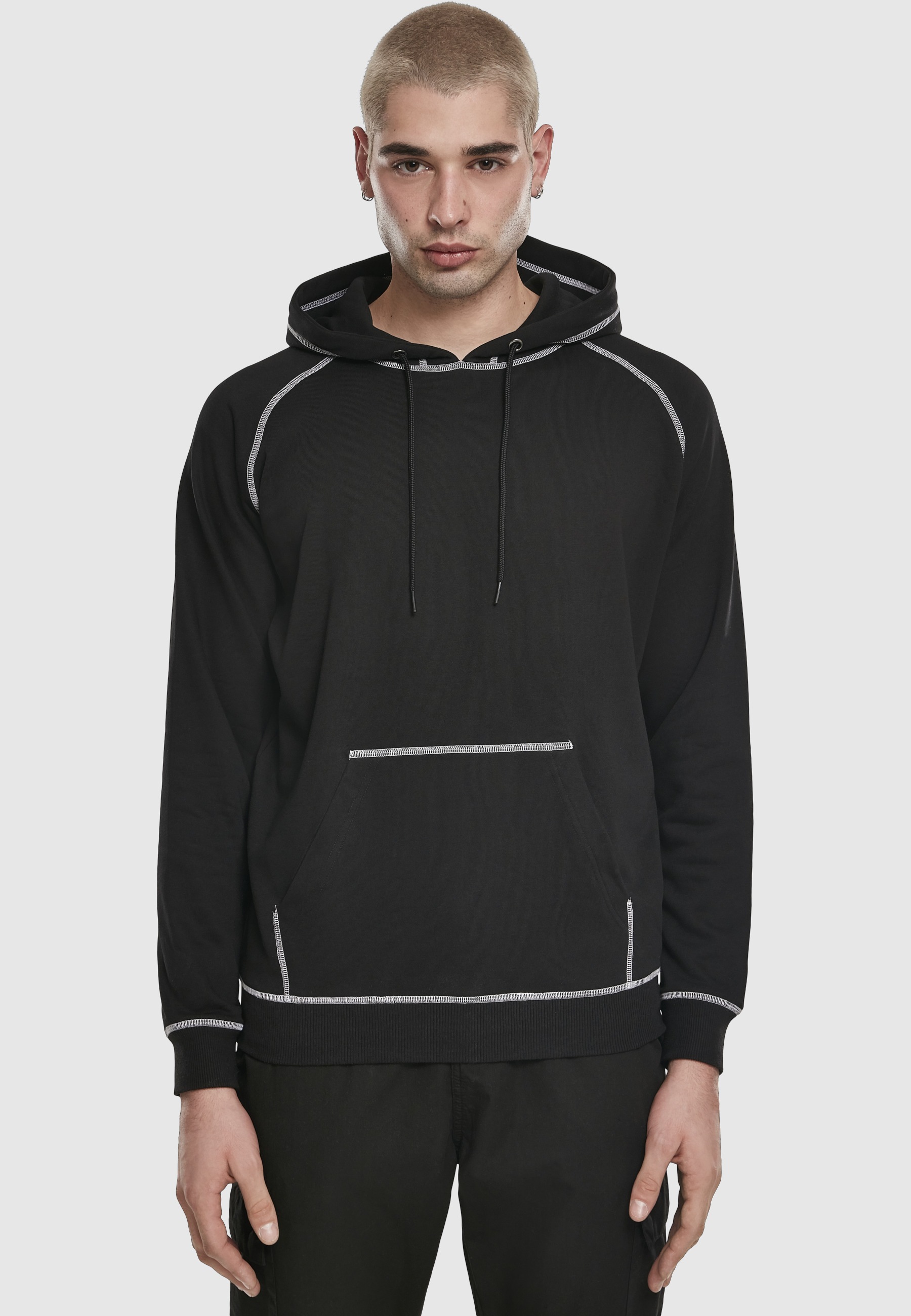 URBAN CLASSICS Kapuzenpullover »Urban Classics Herren Contrast Stitching Hoody« 1 Stk.