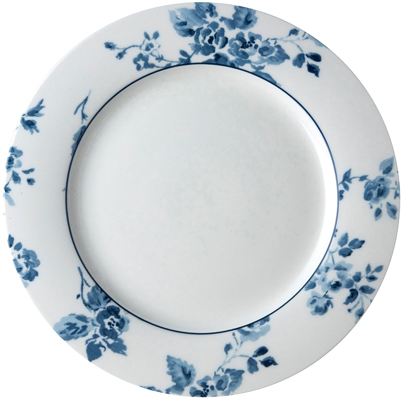 LAURA ASHLEY BLUEPRINT COLLECTABLES Frühstücksteller »China Rose«, (Set, 4 St., 4 Teller), Porzellan, Ø 23 cm