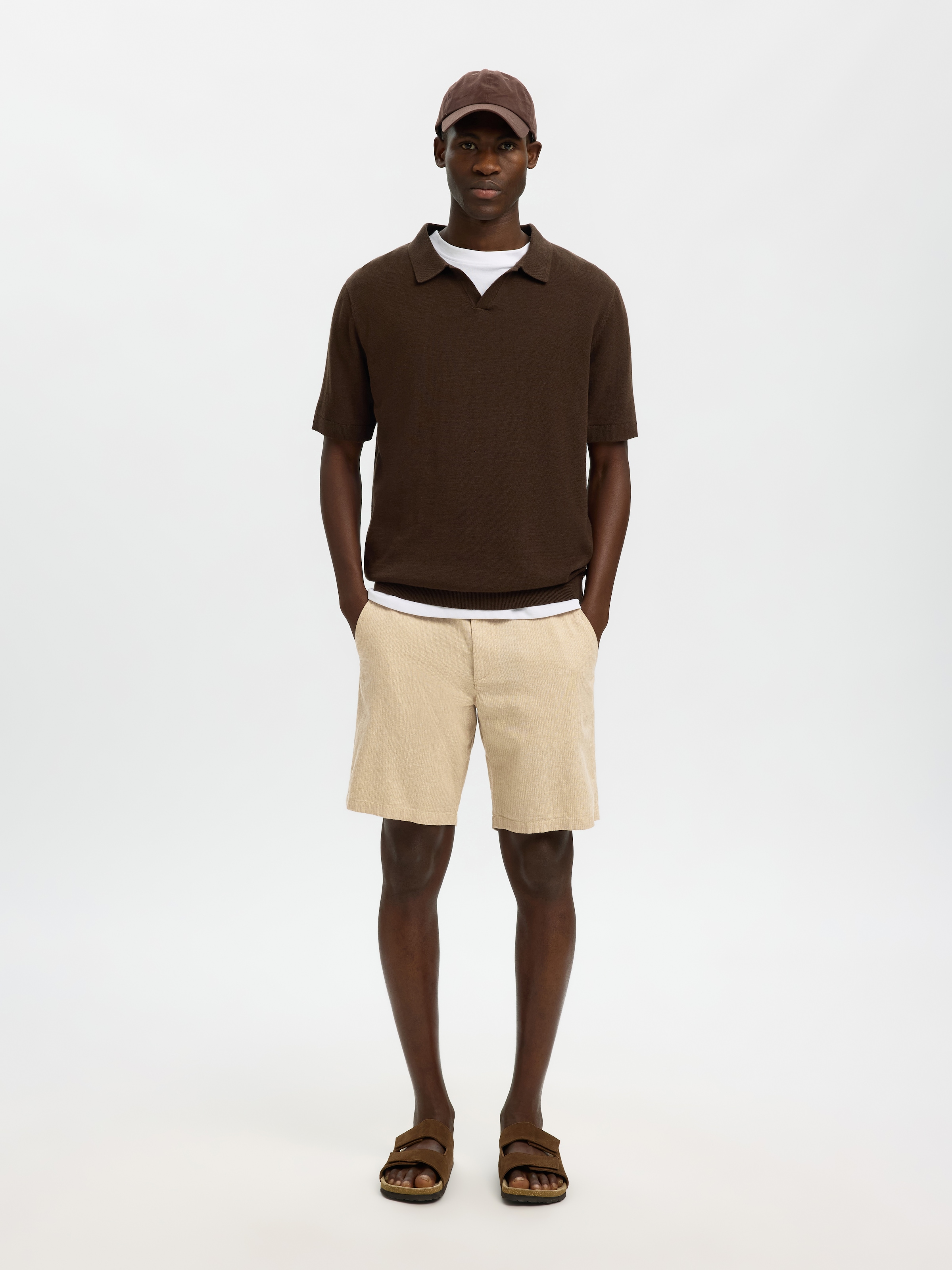 SELECTED Chinoshorts »SLHREGULAR-BRODY SUN SHORTS NOOS«  Baumwollmischung, regular fit