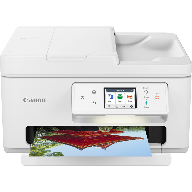 CANON Multifunktionsdrucker »PIXMA TS7750i« Kompaktes und schnelles 3in1 Tintenstrahl-Multifunktionsgerät mit ADF weiß Beidseitiger Druck, Display