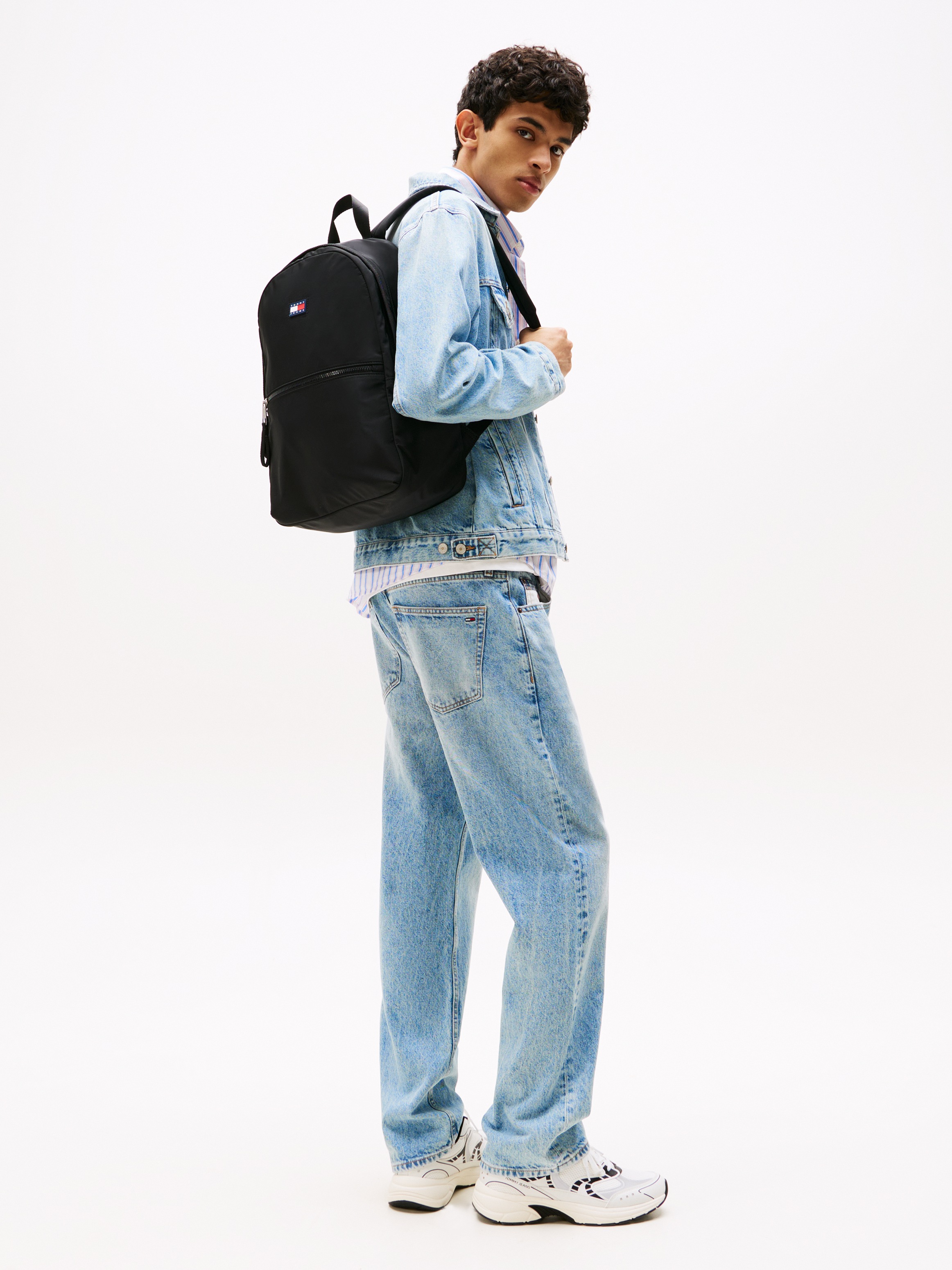 Tommy Jeans Freizeitrucksack »TJM URBAN BACKPACK«, Herren Busninessrucksack, Tragetasche mit Logo-Schriftzug