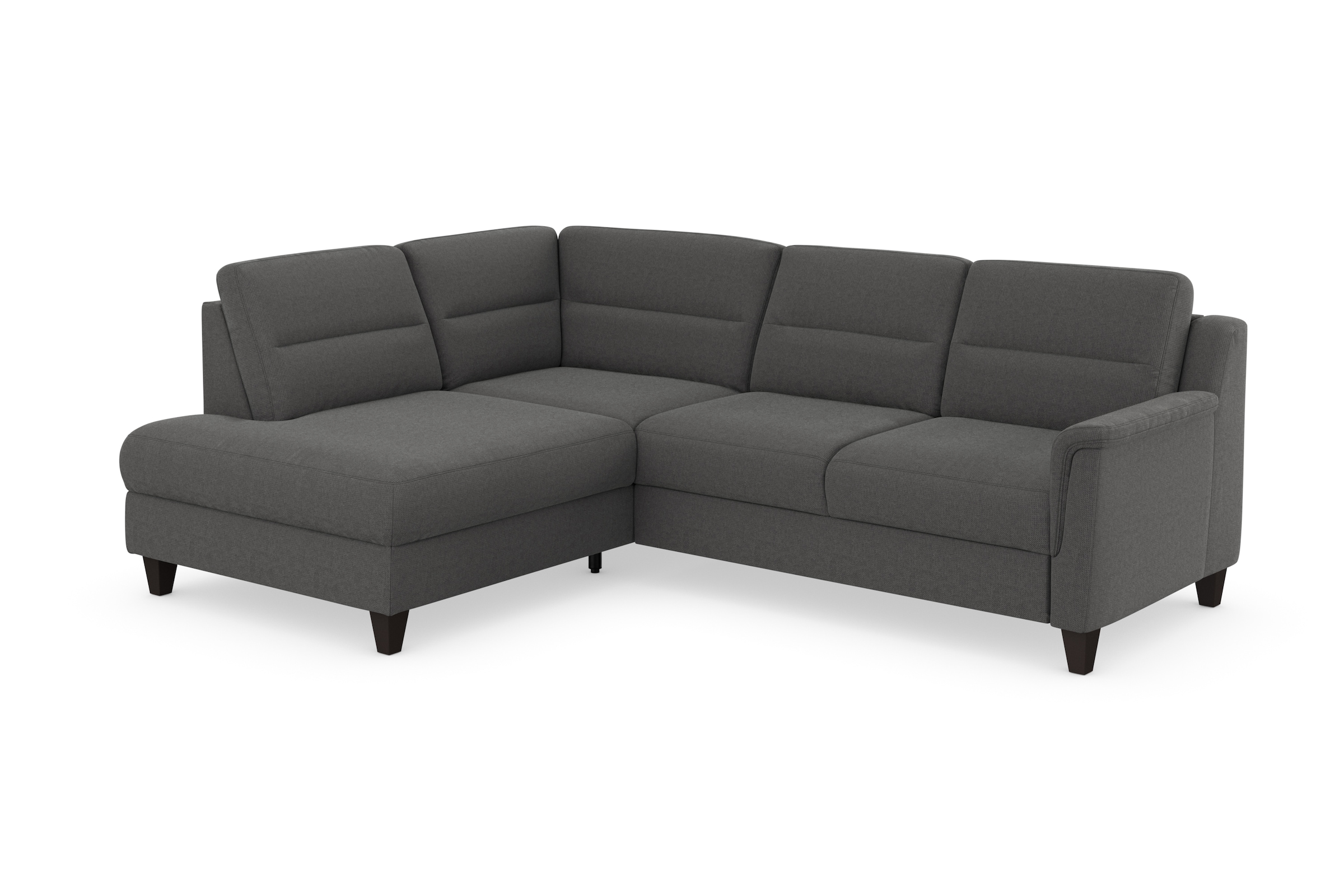 sit&more Ecksofa »Farö L-Form«, inklusive Federkern, wahlweise mit Bettfunktion und Bettkasten