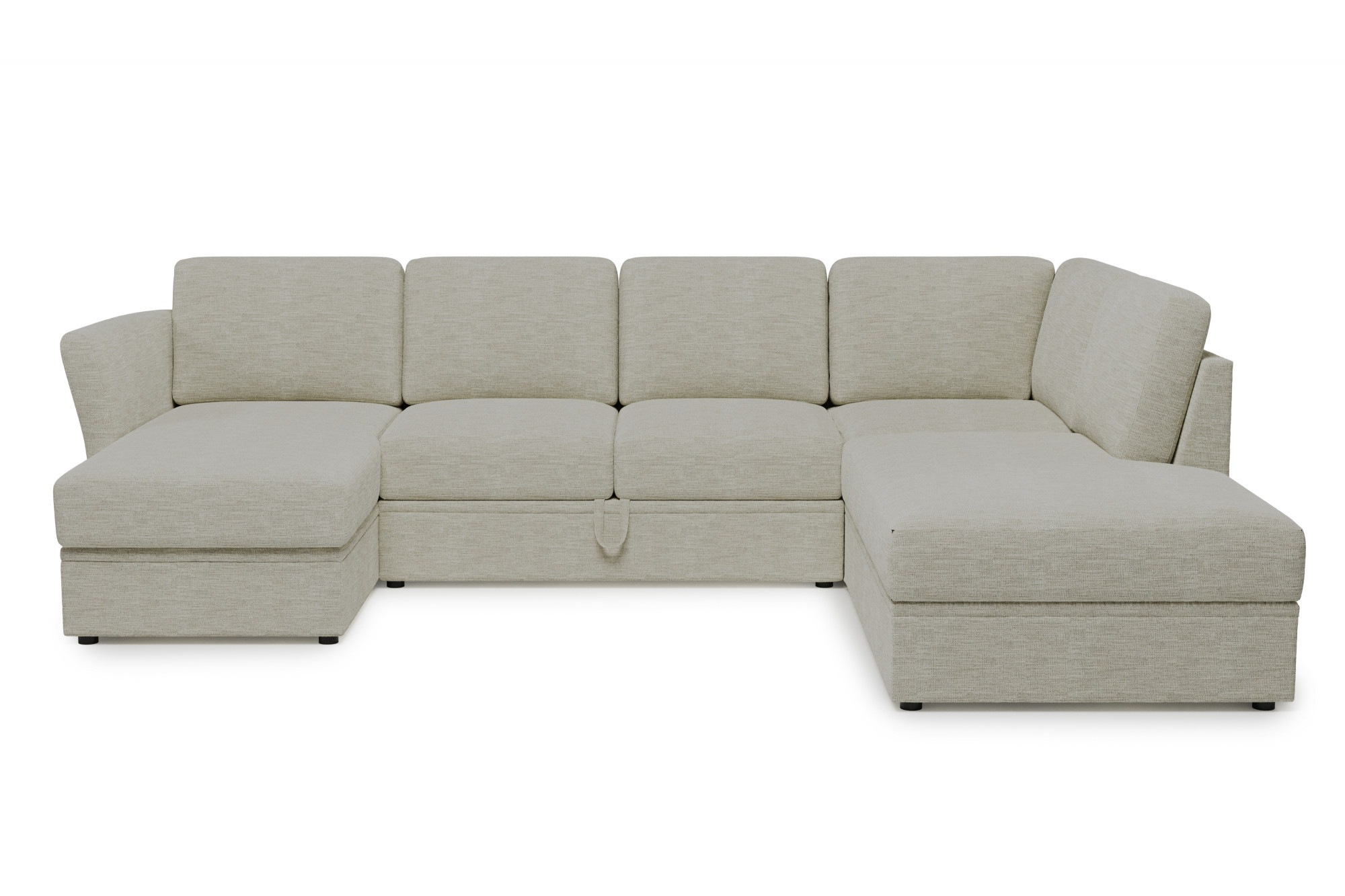 Home affaire Wohnlandschaft »Lavars Schlafsofa«, mit Bettfunktion und Stauraum, in zwei verschiedenen Bezugsqualitäten