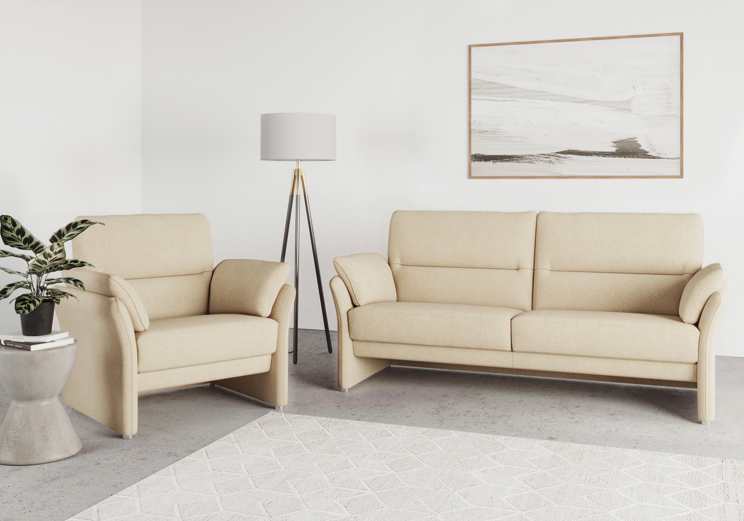 DOMO collection Sessel »Pina Cocktailsessel«, Passender Sessel zur Serie, mit Federkern