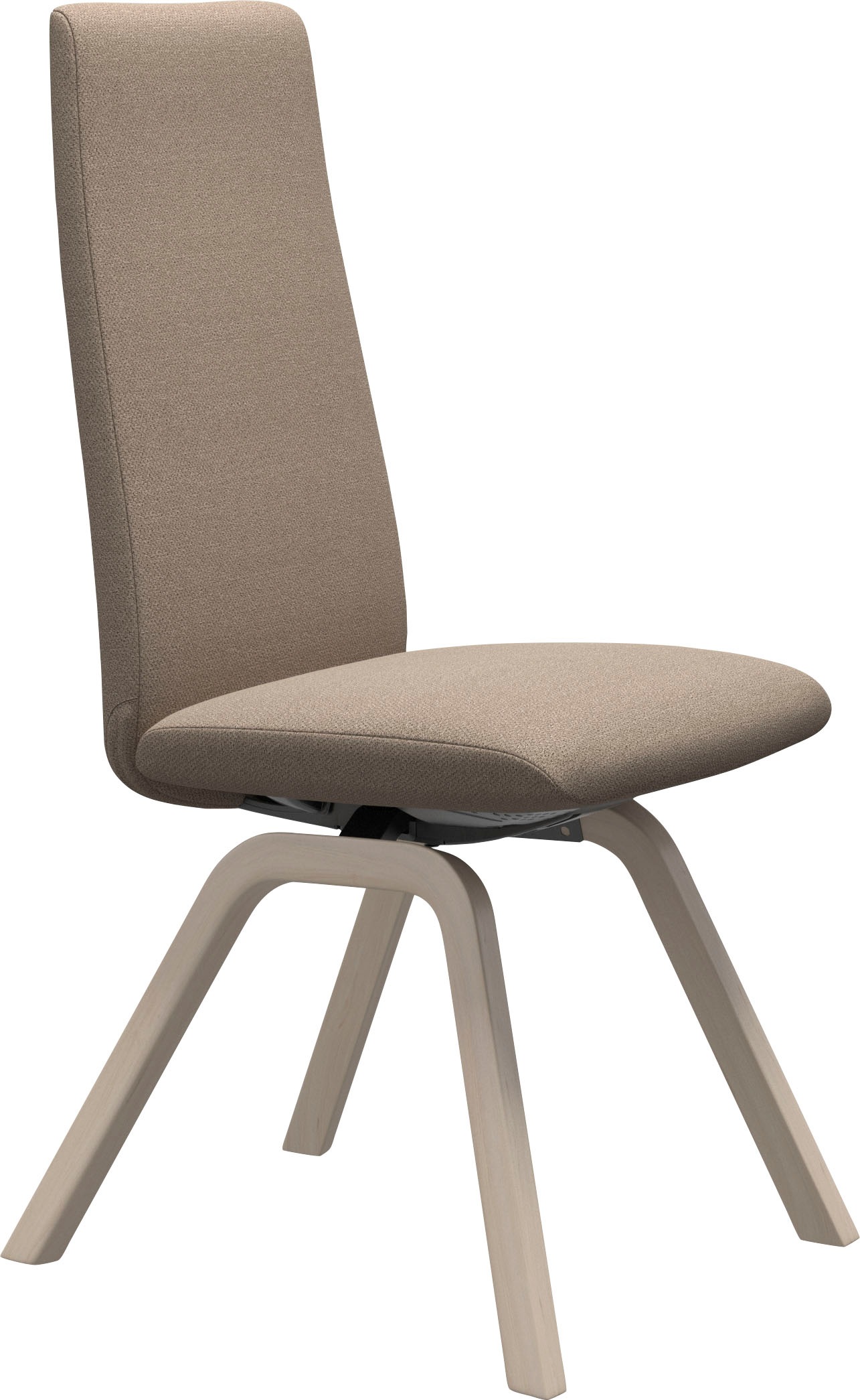 Stressless® Polsterstuhl »Laurel«, ROHLEDER Stoff Q2 FARON, High Back, Größe M, mit schräggestellten Beinen in Eiche gekalkt