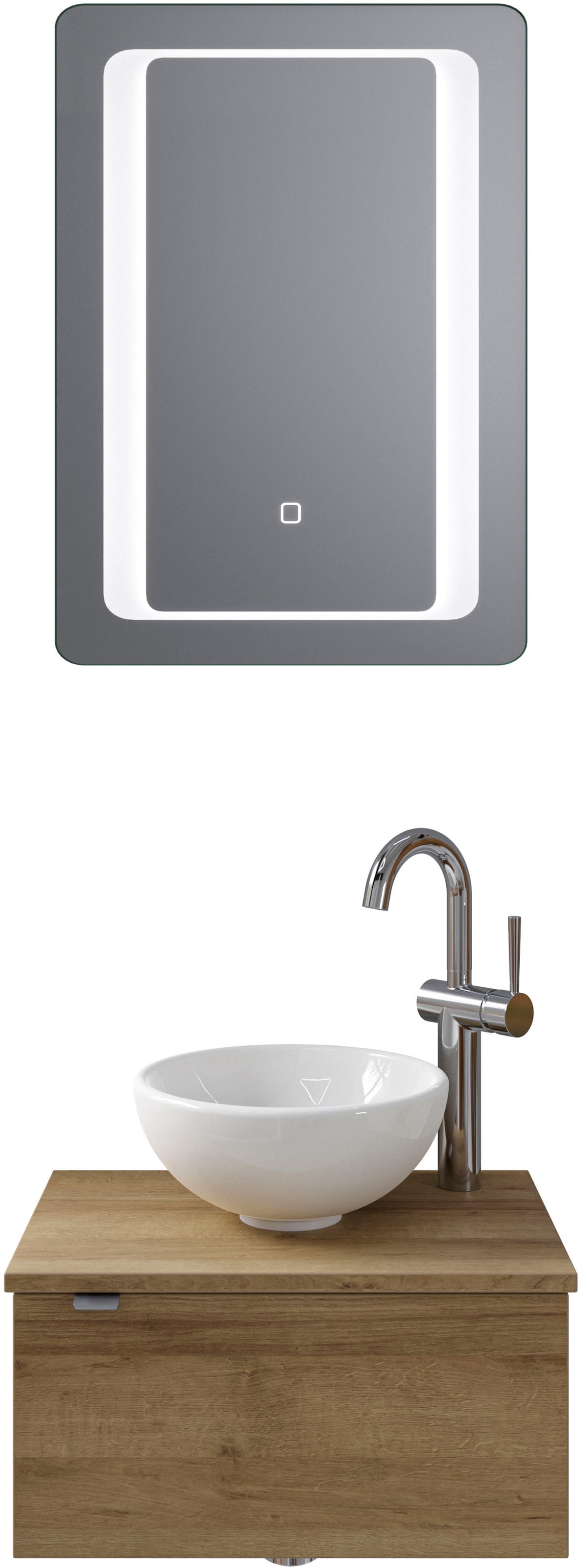 Saphir Badmöbel-Set »Serie 6915«, (4 St.), Gäste-Bad, 51 cm breit, mit LED- günstig online kaufen