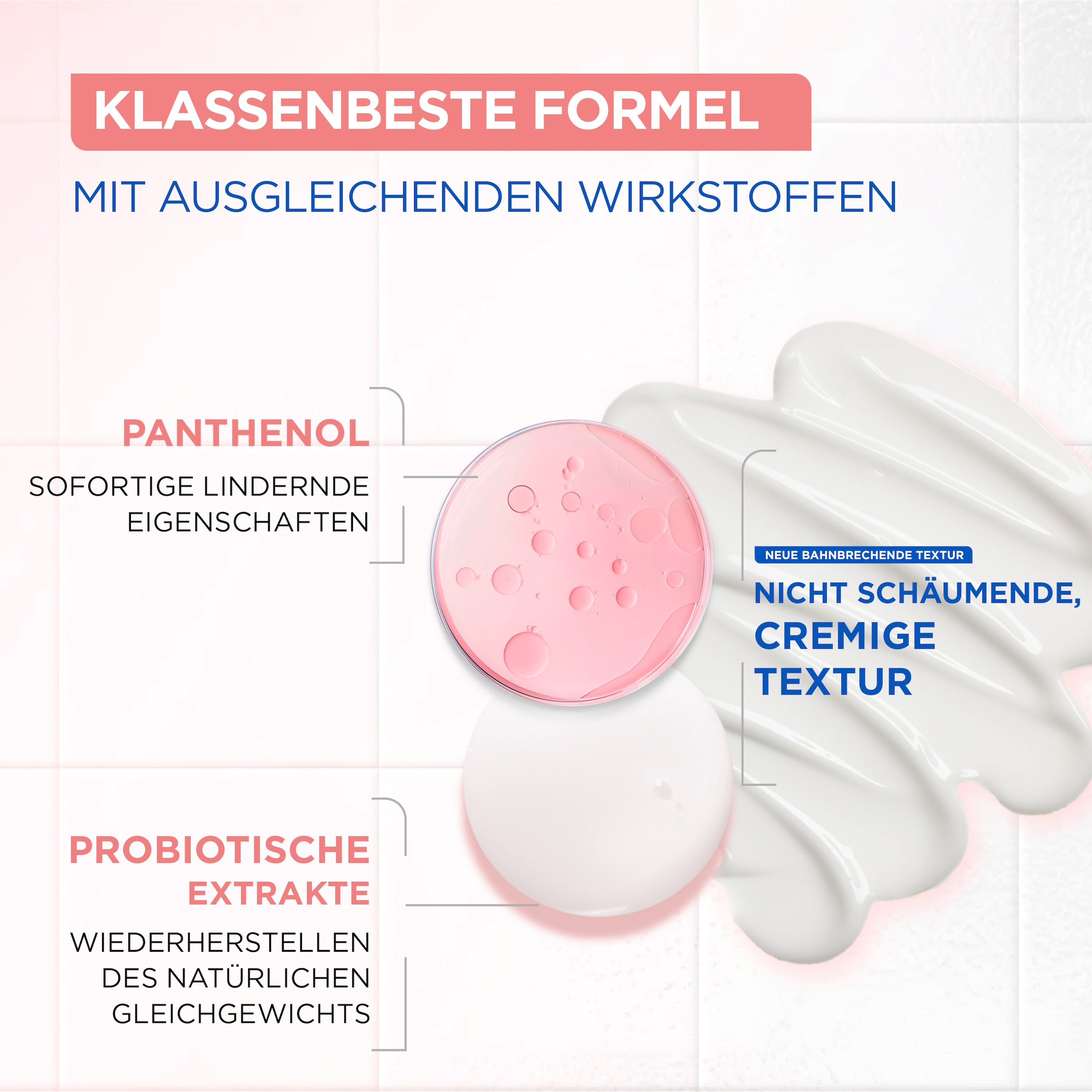 Mixa Gesichtsreinigungsgel »MIXA ANTI-HAUTSTRESS CLEANSER« bekämpft Unreinheiten ohne zu irritieren