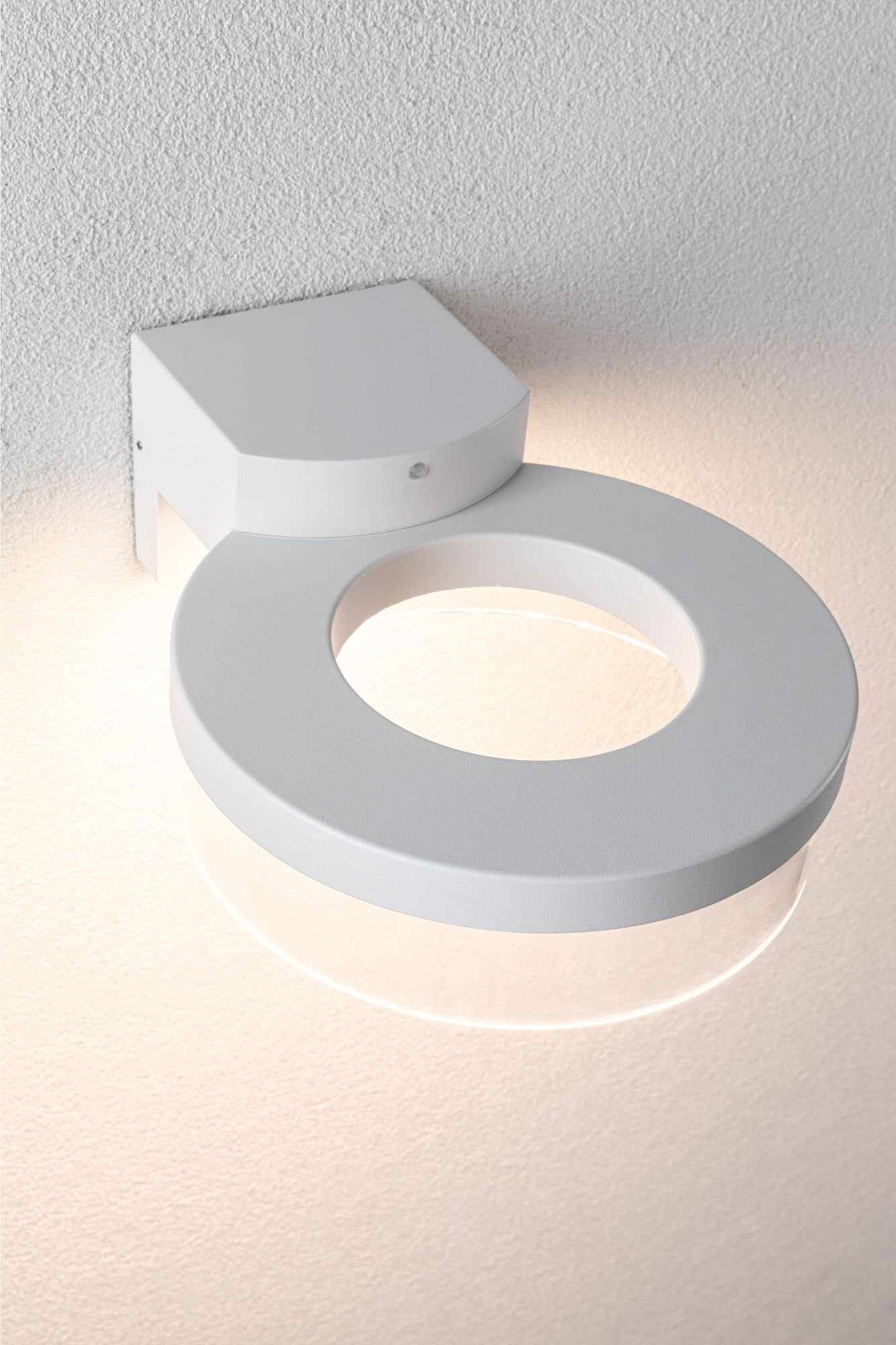 Paulmann LED Außen-Wandleuchte »Capea IP44 231mm 3000K 700lm 230V Aluminium«, 1 flammig, Bewegungsmelder