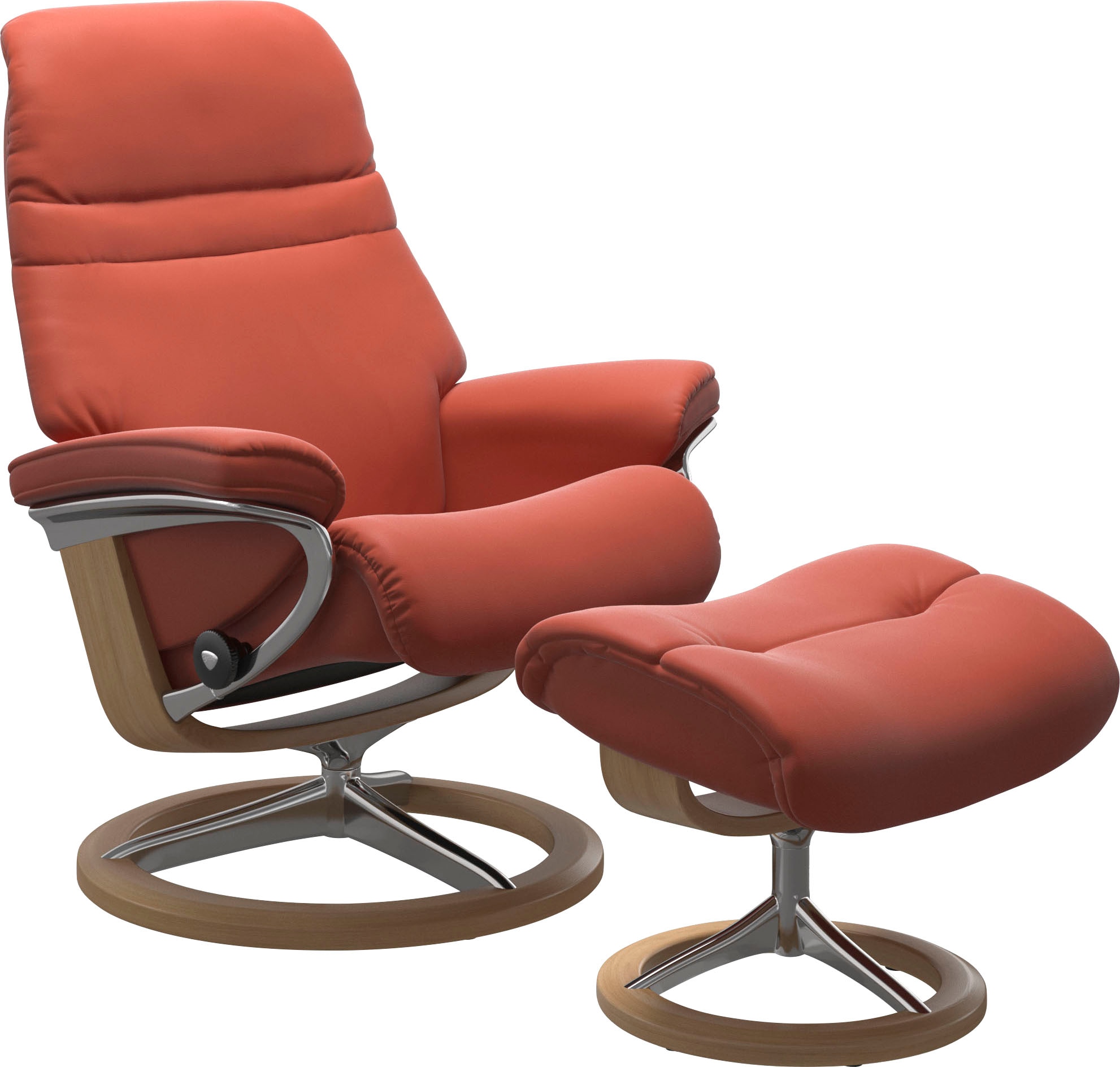 Stressless® Relaxsessel »Sunrise« Relaxsessel mit Hocker, mit Signature Bas günstig online kaufen