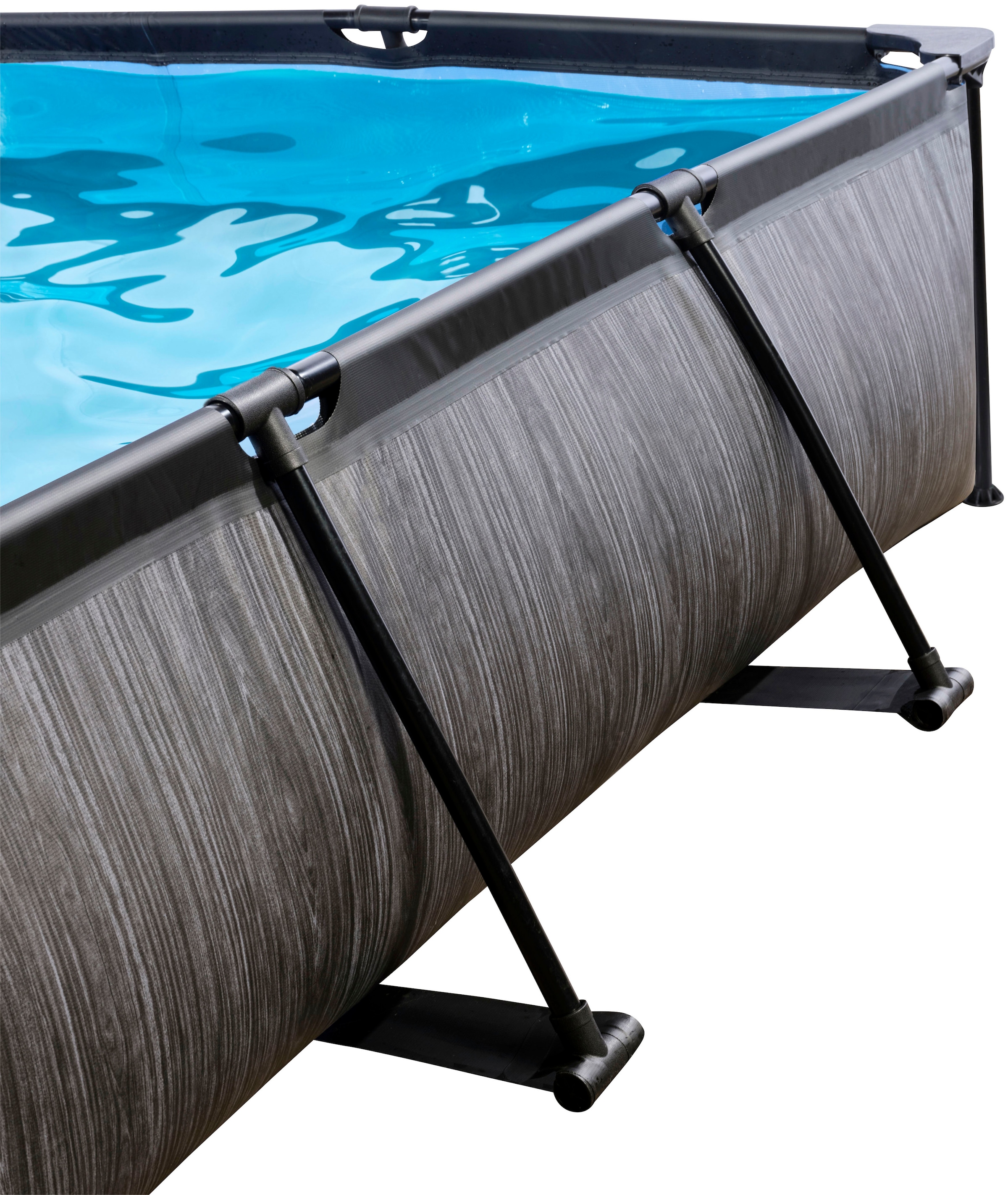 EXIT Framepool, (Set, 3 tlg.), BxLxH: 200x300x65 cm, mit Kartuschenfilter und Abdeckung