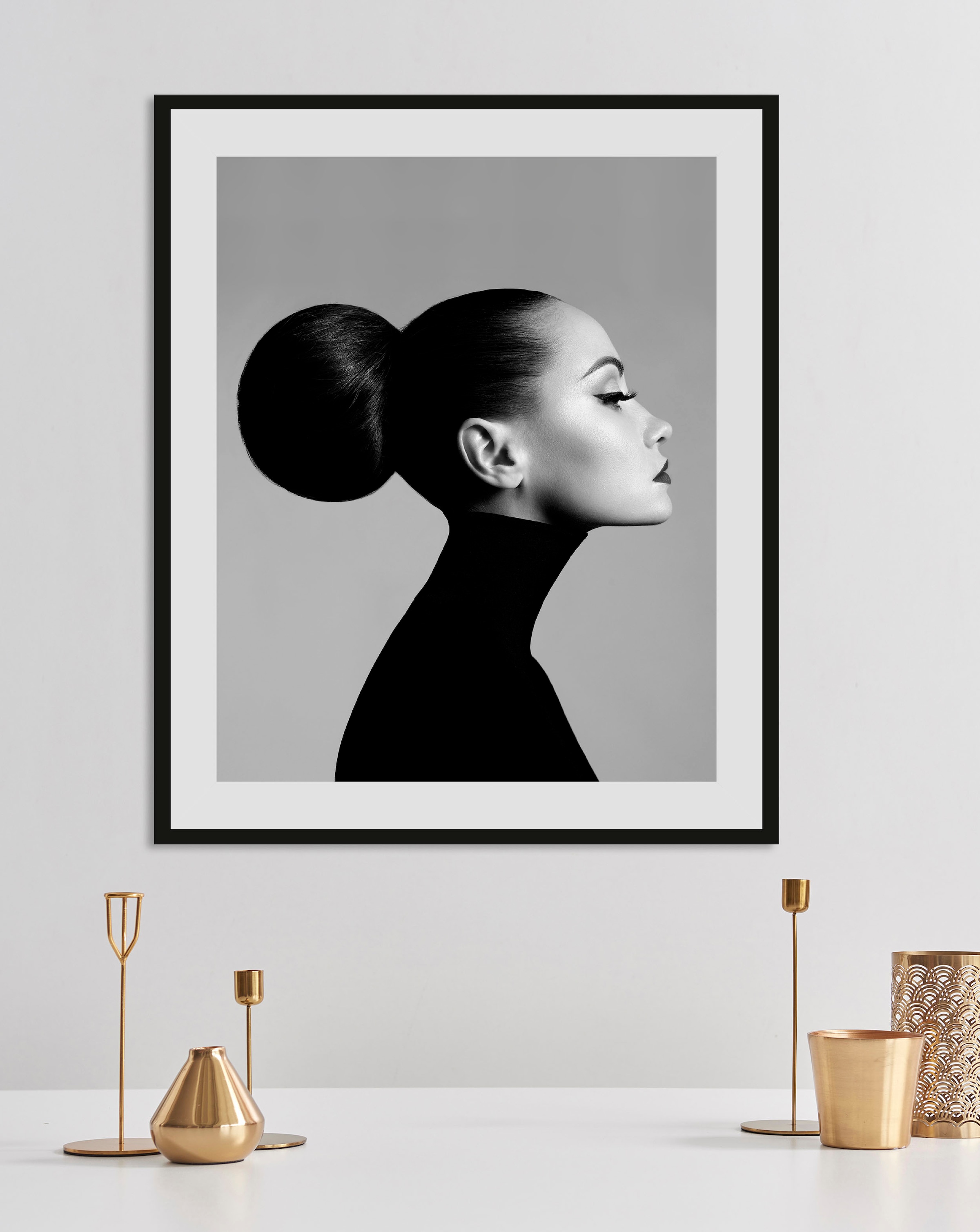 queence Bild »Tatjana«, Frau-Foto-Porträts-Portrait-Schwarz-Weiß-Bilder von günstig online kaufen