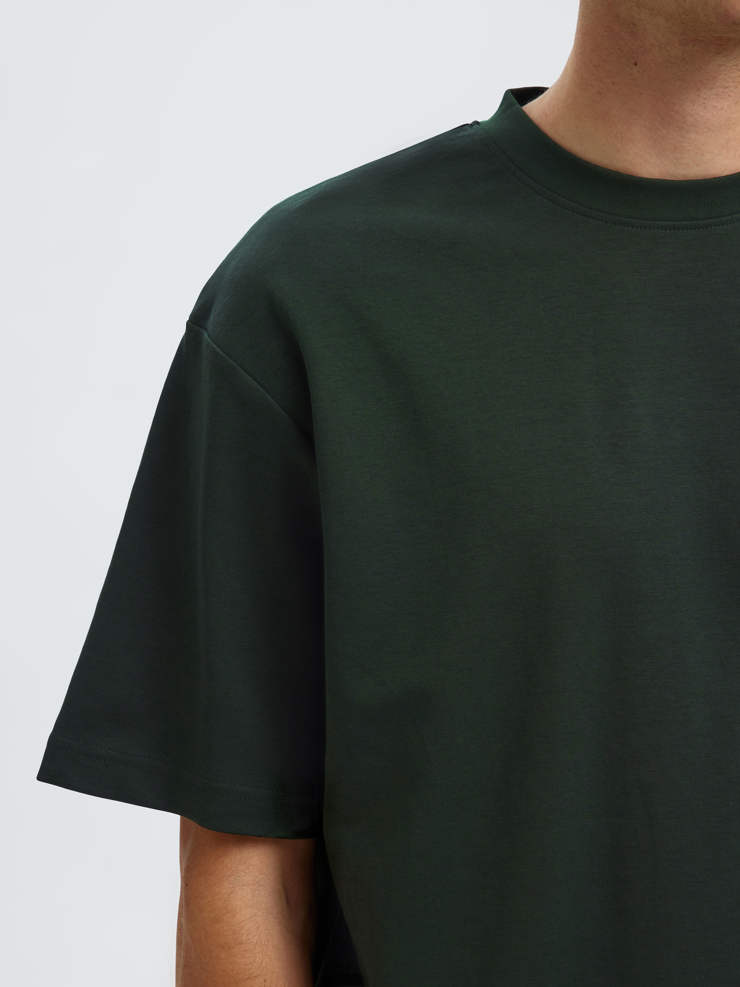 SELECTED HOMME Rundhalsshirt »SLHLOOSEOSCAR SS O-NECK TEE NOOS«