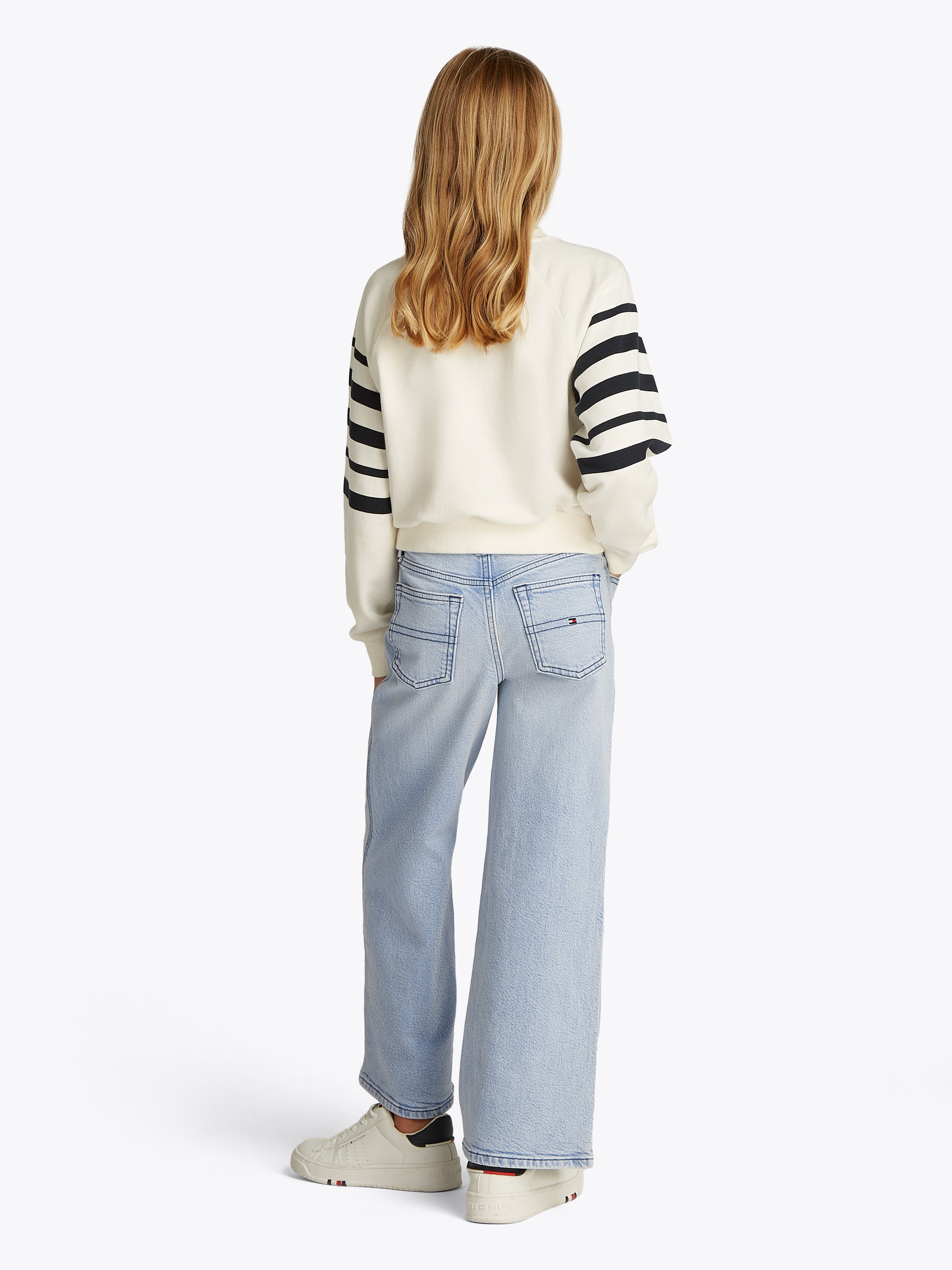 Tommy Hilfiger Weite Jeans »MABEL BLEACH«, in hellblauer Waschung