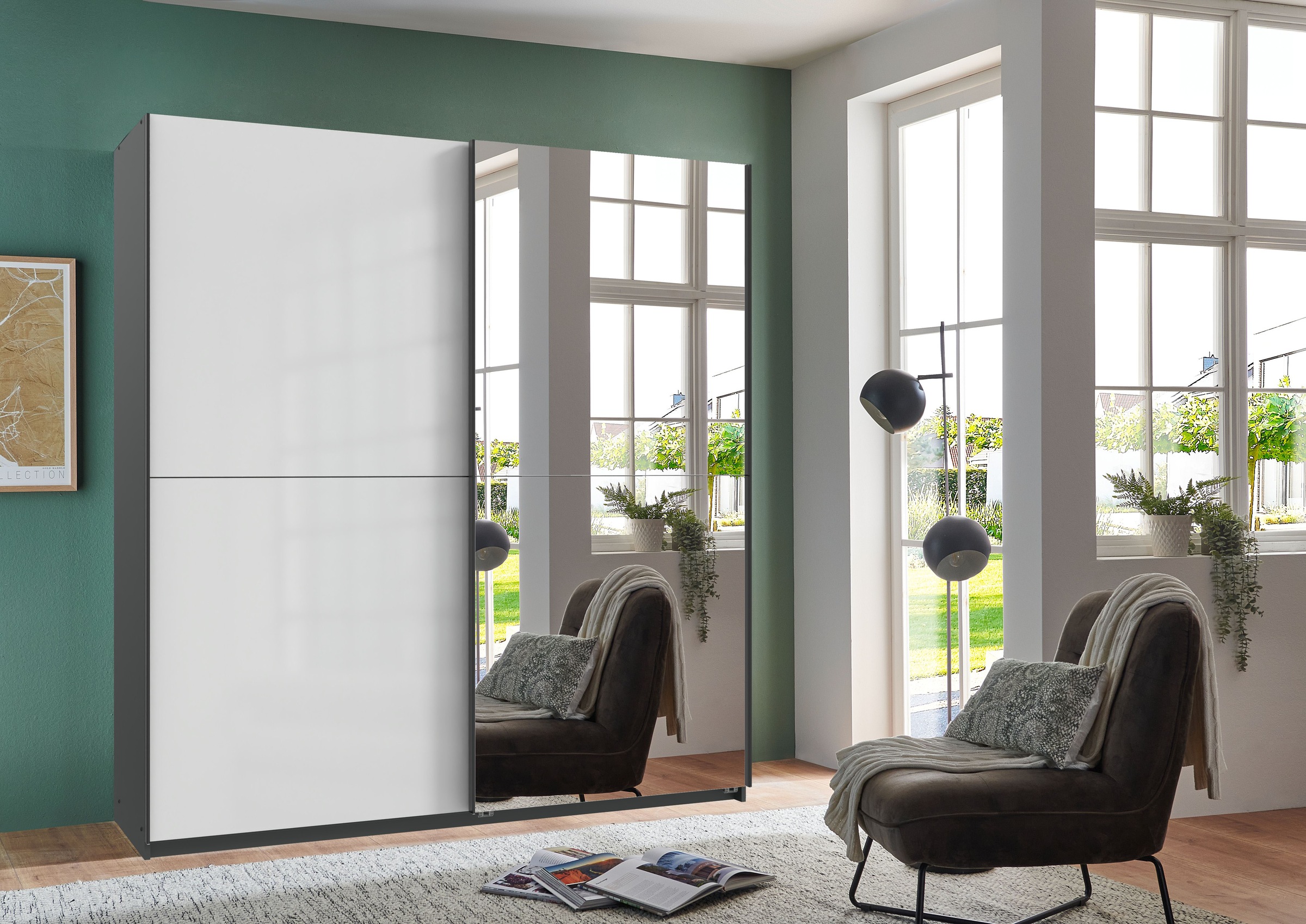 Wimex Kleiderschrank »Mugano, B/T/H 135 oder 180/65/198cm, Made in Germany« günstig online kaufen