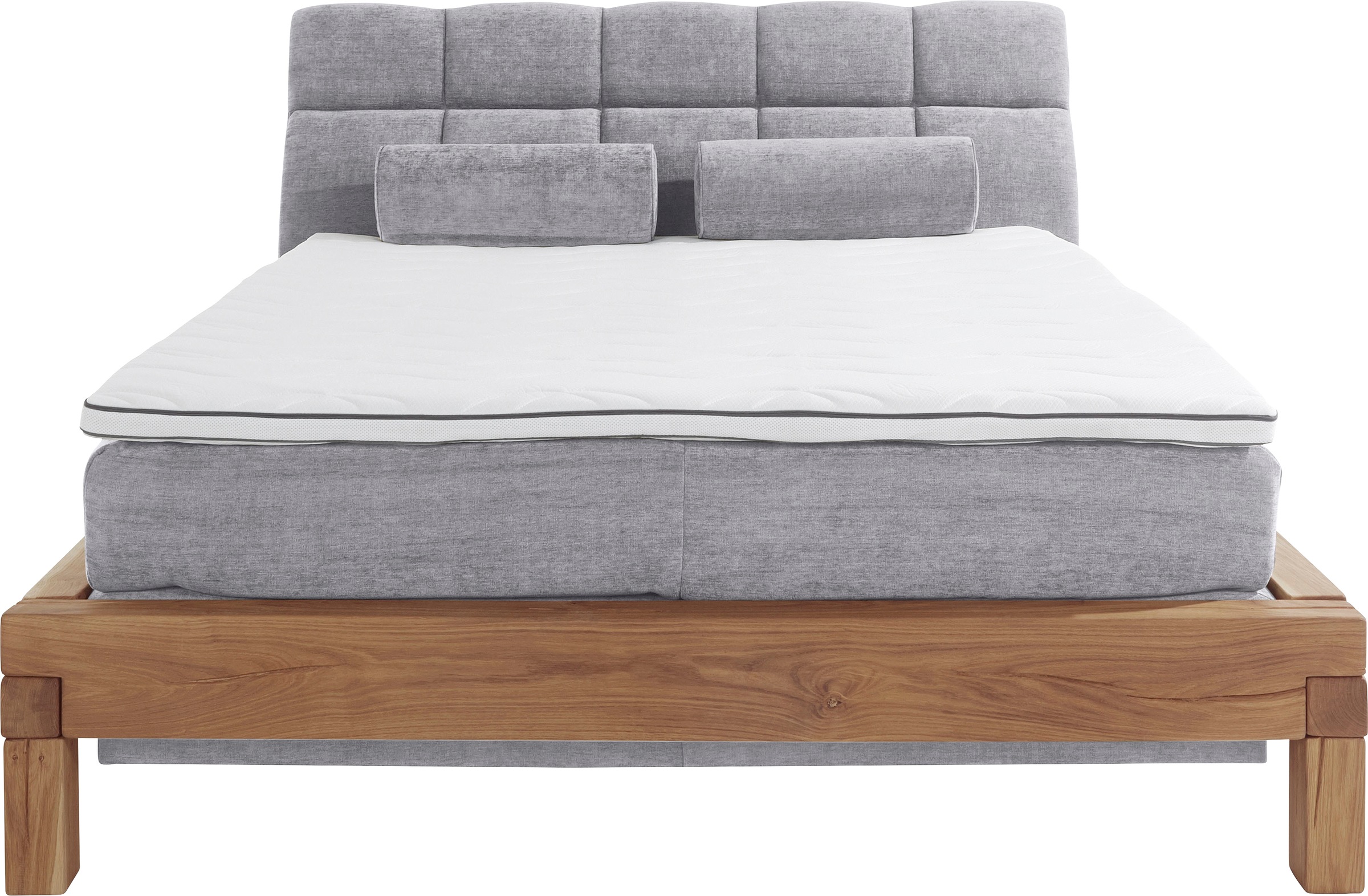 Home affaire Boxspringbett »Villads«, Liegefläche: 160/200 cm aus Balkeneiche, Inside-Boxspring-Unterbau