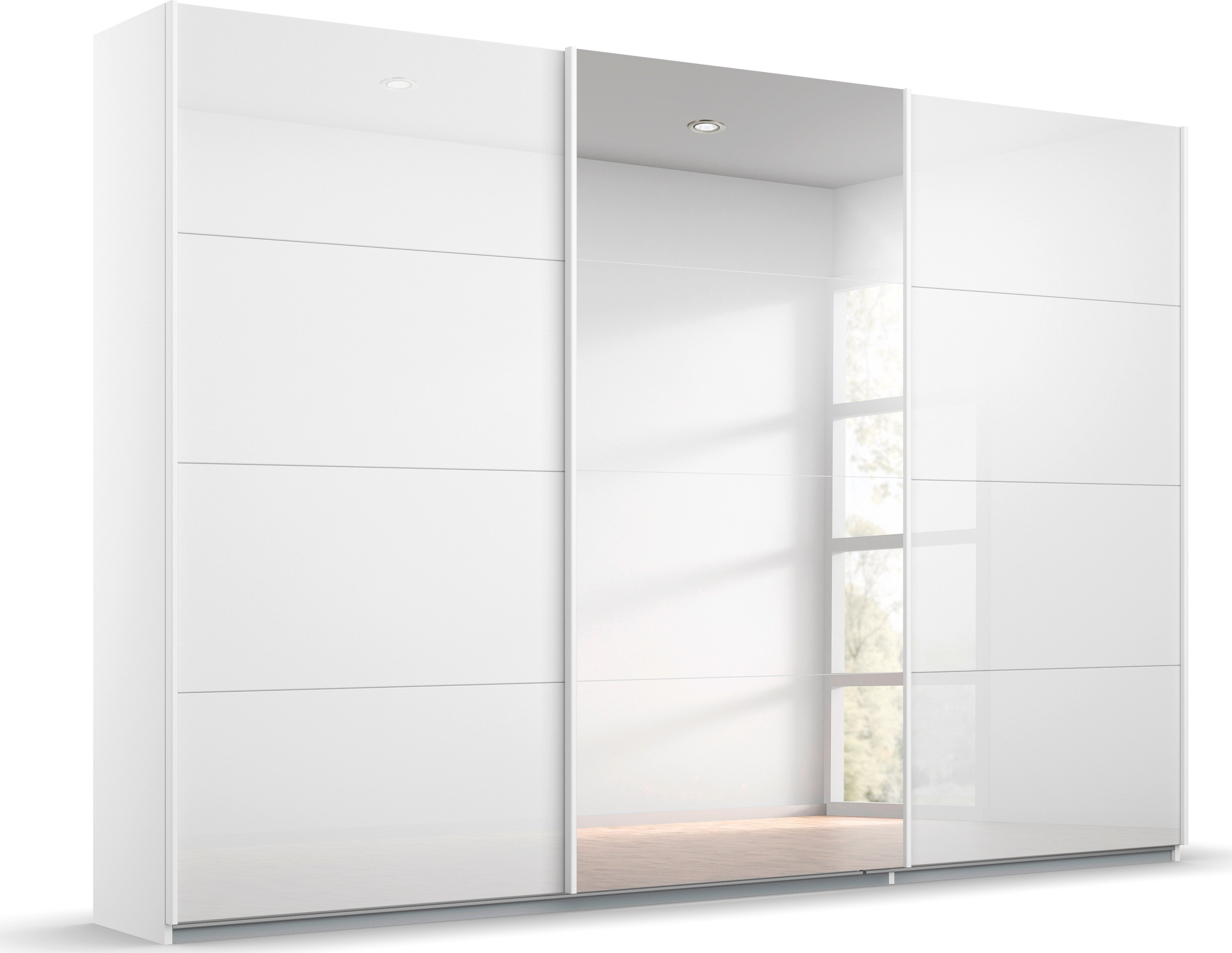 rauch Schwebetürenschrank »Kleiderschrank Schrank Garderobe KOLUNA mit Glas günstig online kaufen