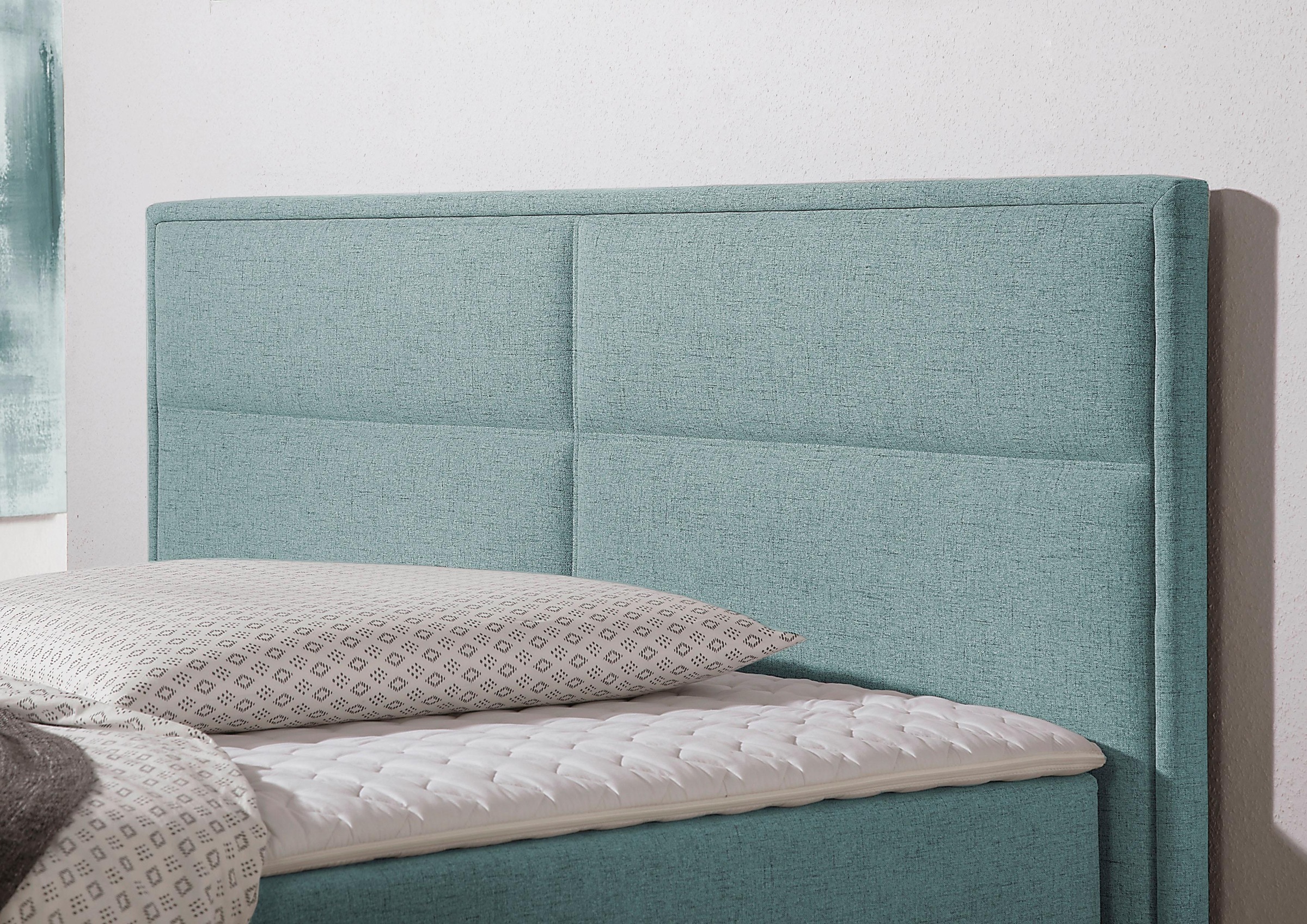 Home affaire Boxspringbett »Caria«, in 5 Breiten, 3 Matratzen-Ausführungen, 2 Härtegraden, Topper