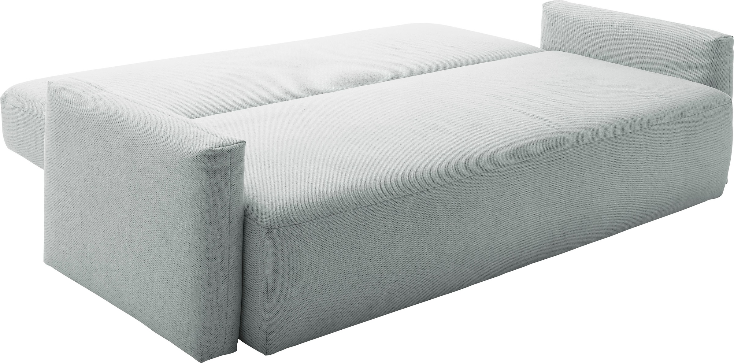 INOSIGN Schlafsofa »Donka Dauerschläfer-geeignet, belastbar bis 270 kg, incl. Bettlkasten«, mit Armlehnen, Breite 232 cm, auch in Cord, Tonnentaschen-Federkern