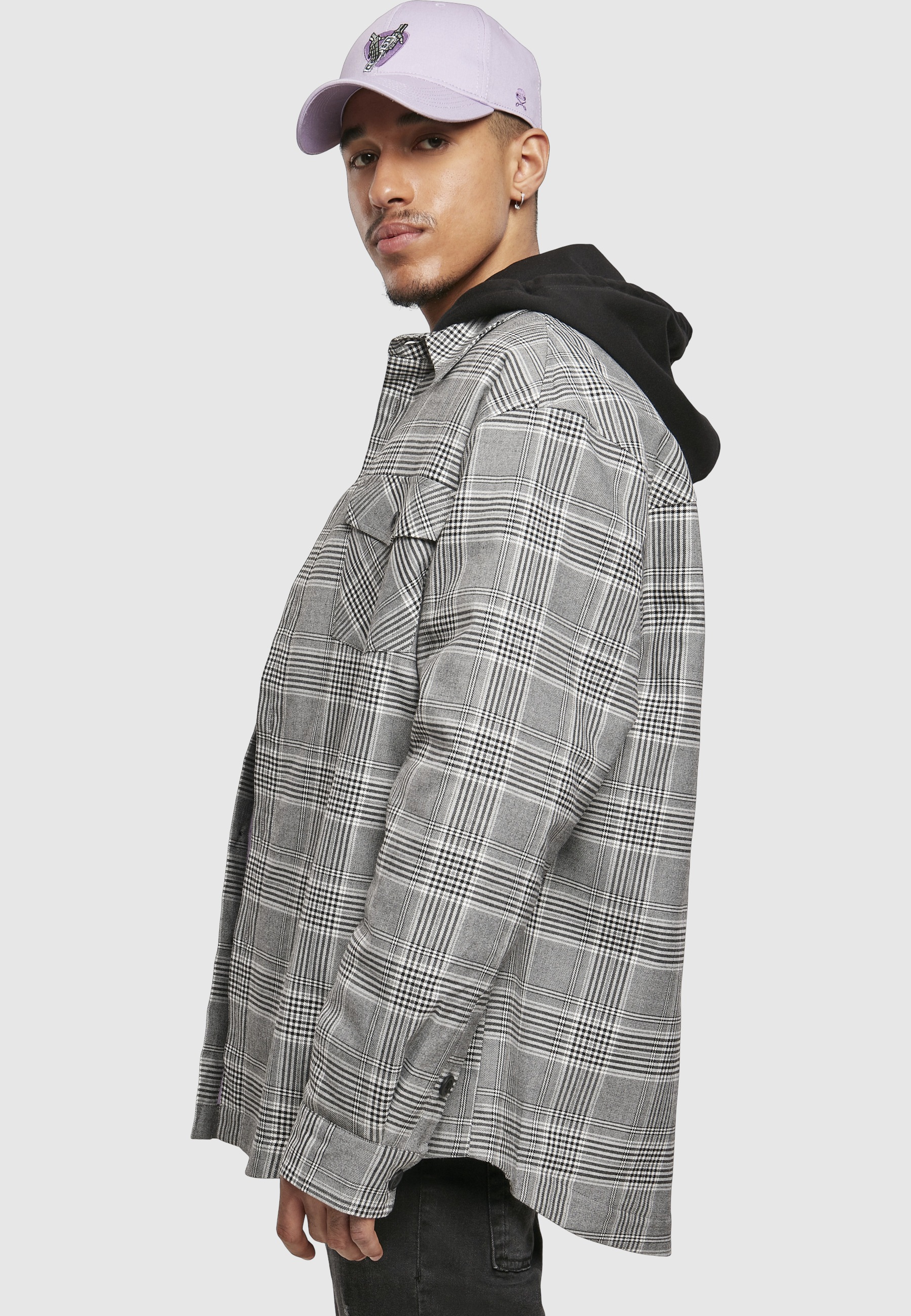 CAYLER & SONS Wintermantel »Cayler & Sons Herren Plaid Out Quilted Shirt Jacket«