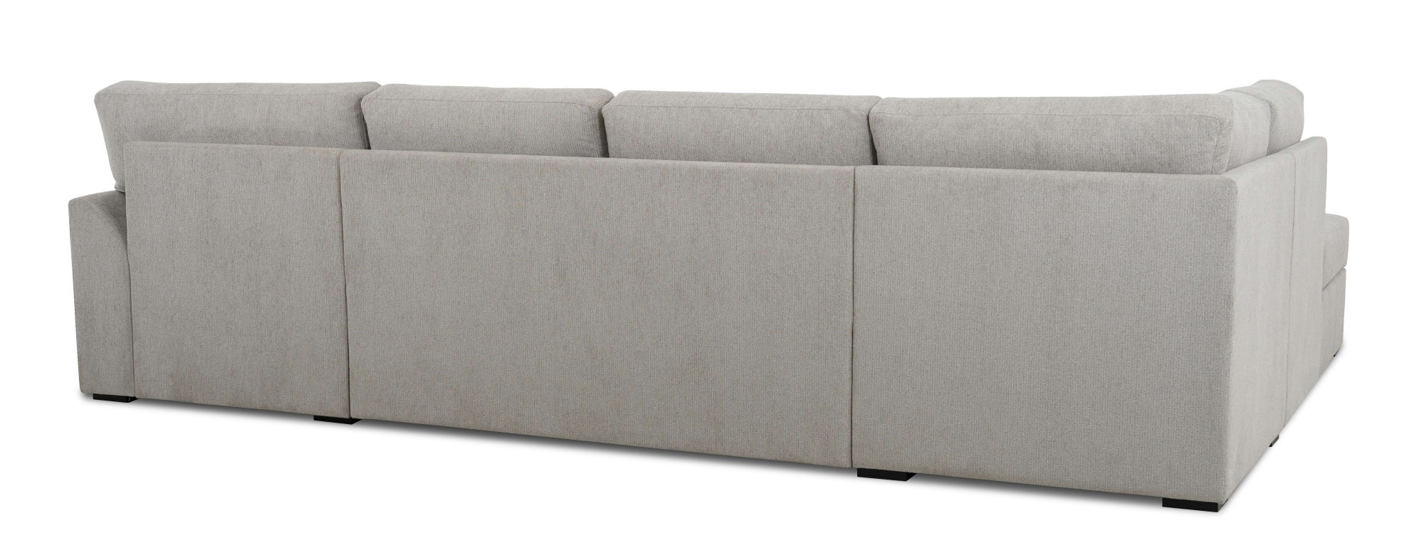 Home affaire Wohnlandschaft »Citry«, Breite 309 cm, Chenille, Bettfunktion, Bettkasten, U-Form