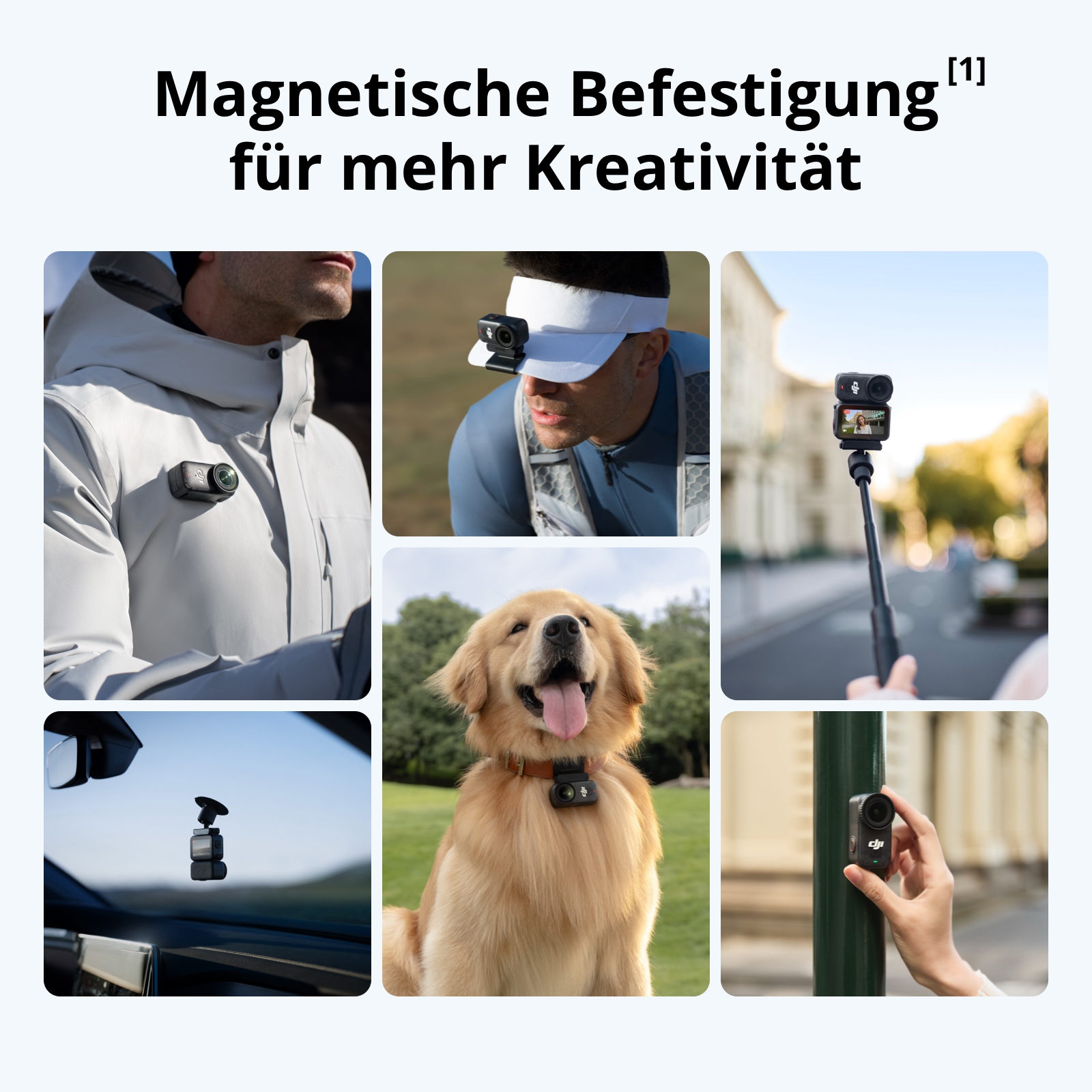 DJI Camcorder »DJI Osmo Nano Standard Combo (64GB)« 4K Ultra HD Bluetooth