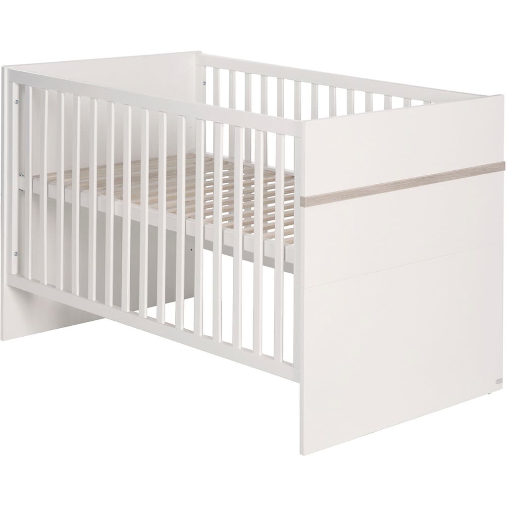 roba® Babyzimmer-Komplettset »Moritz«, (Set, 3 St., Kinderbett, Wickelkommode, Kleiderschrank), schmal; mit Kinderbett, Schrank und Wickelkommode; Made in Europe