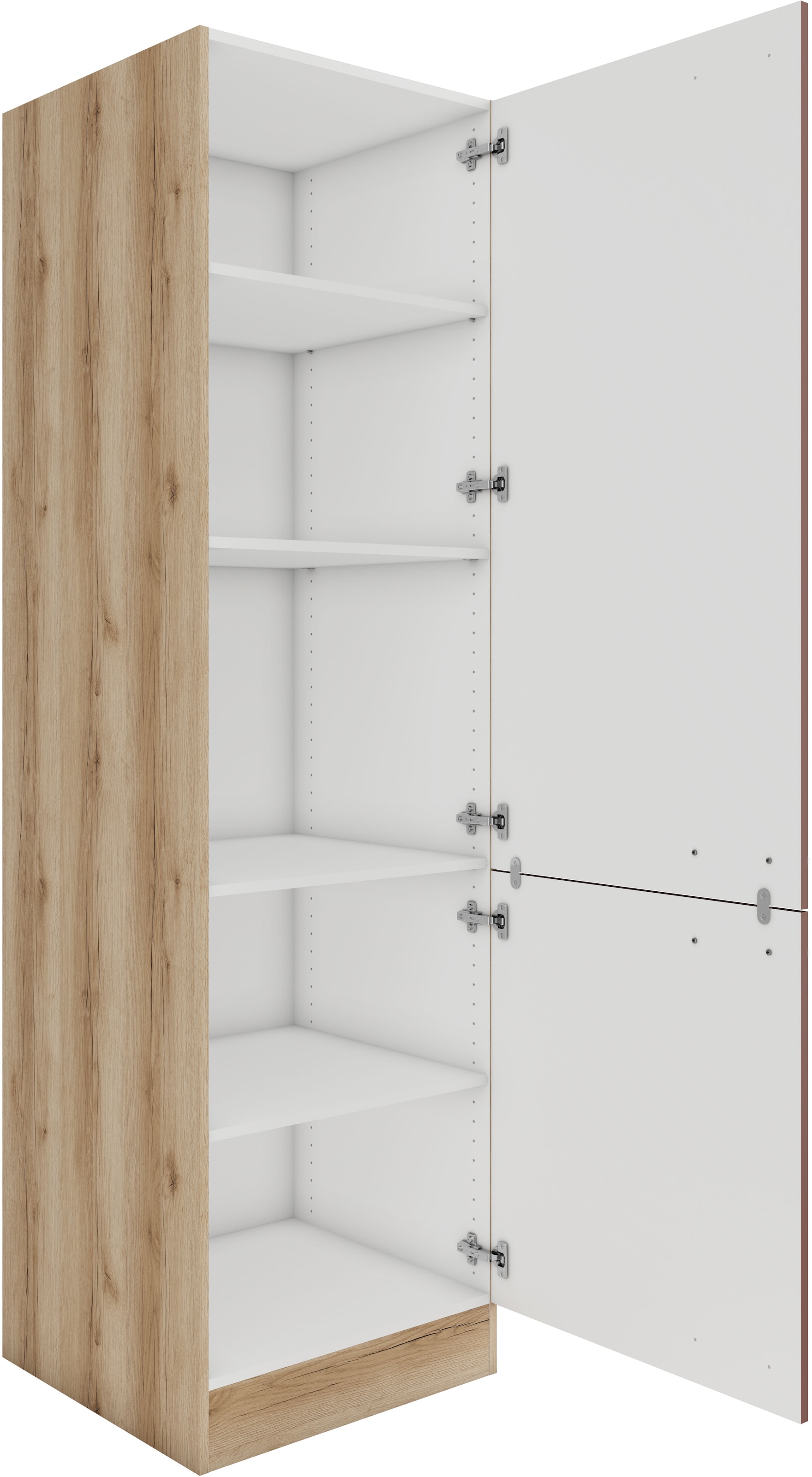 OPTIFIT Hochschrank »Bella«, Breite 60 cm, Höhe 206,8 cm, 5 Fächer