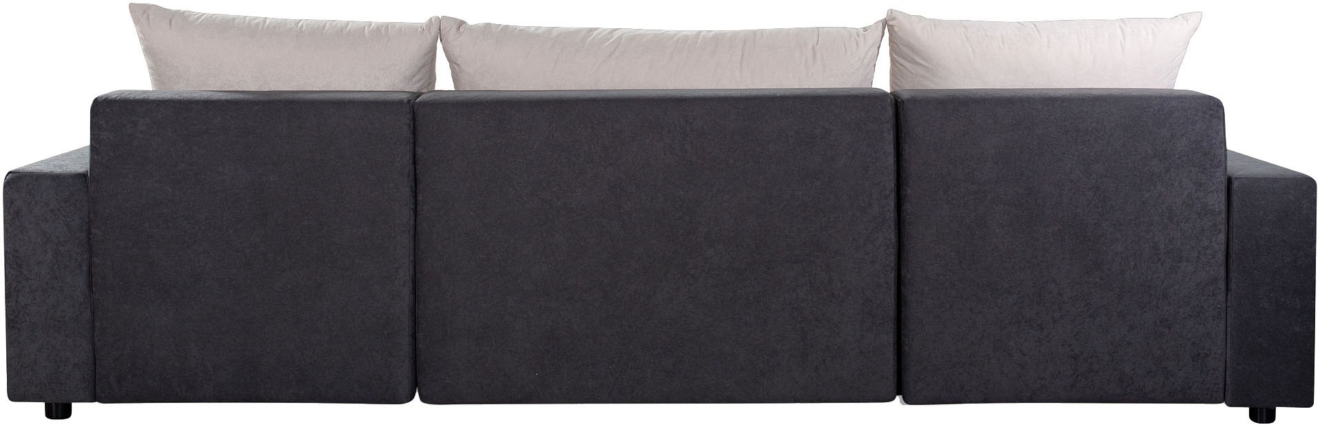 COLLECTION AB Wohnlandschaft »Pico U-Form, Breite 252, mit Schlaffunktion, Bettkasten & Zierkissen«, Liegefläche 117x220 cm