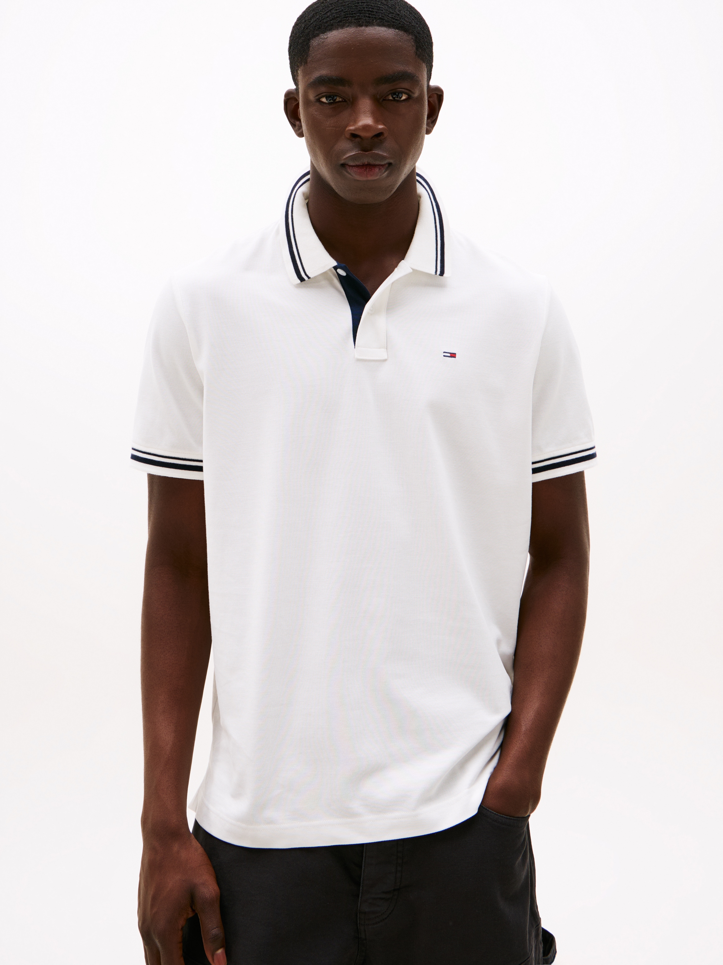 Tommy Jeans Poloshirt »TJM REG TIPPED POLO EXT« Mit Rundhalsausschnitt