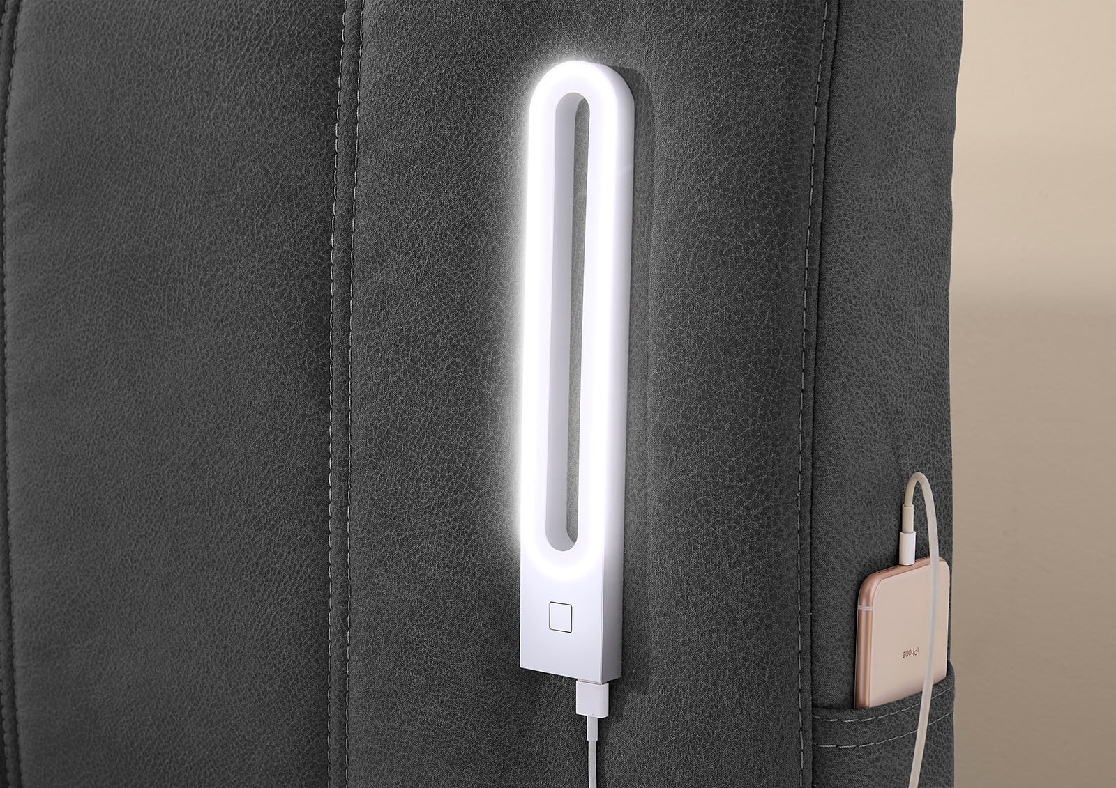 Jockenhöfer Gruppe Boxspringbett Kati, mit Topper, Bettkasten, dimmbare LED-Beleuchtung und USB Ladeport