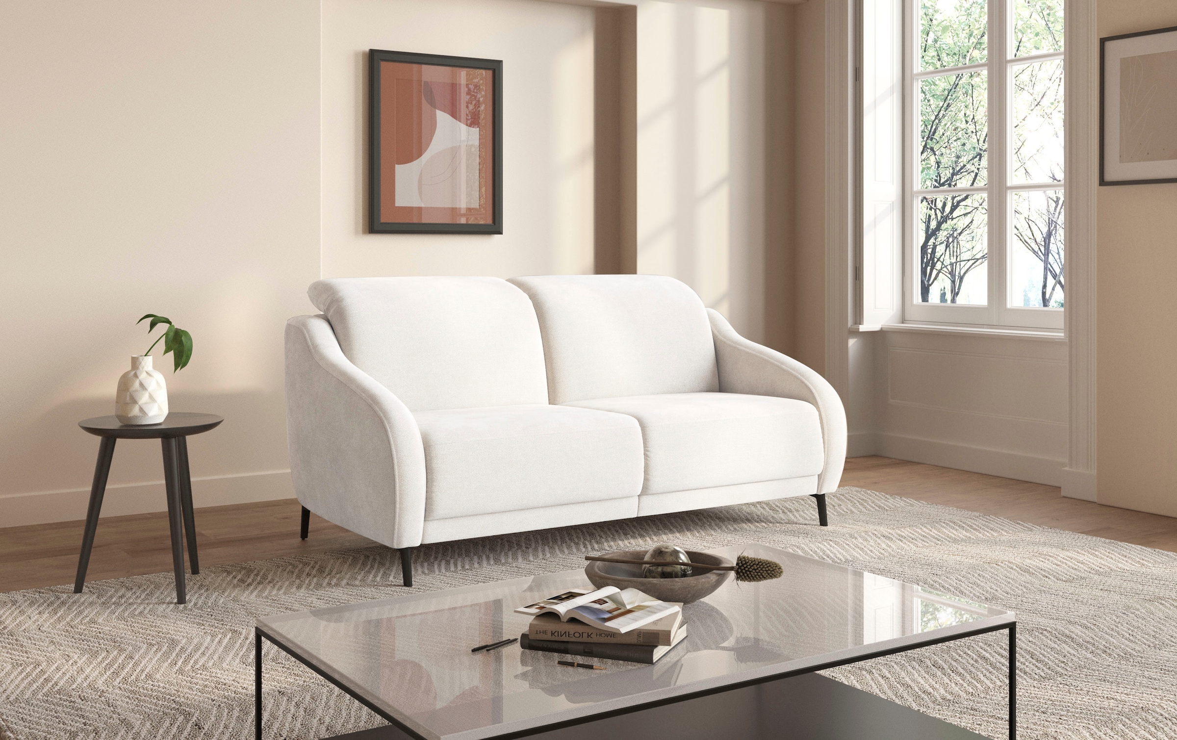 sit&more 2,5-Sitzer »Blues«, wahlweise mit Klapptisch und USB