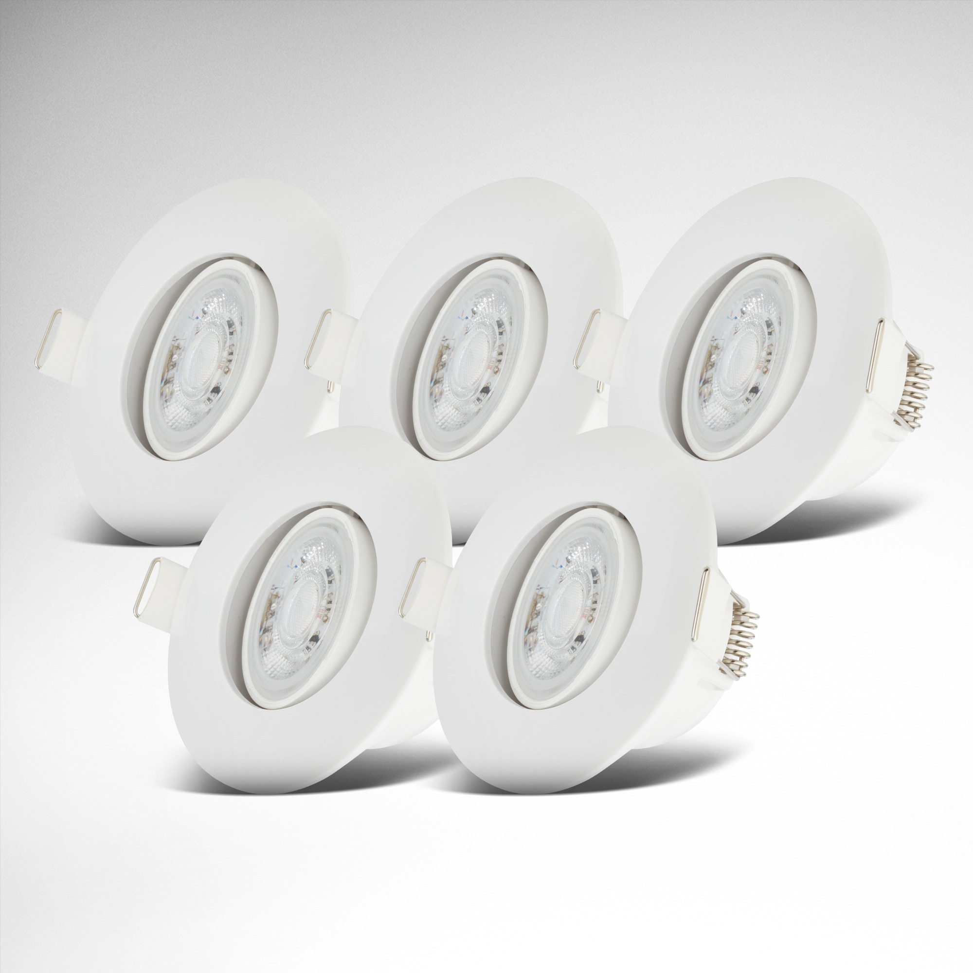 B.K.Licht LED Einbauleuchte »5er Set Bad Einbaustrahler, IP65, Dimmbare Dec günstig online kaufen