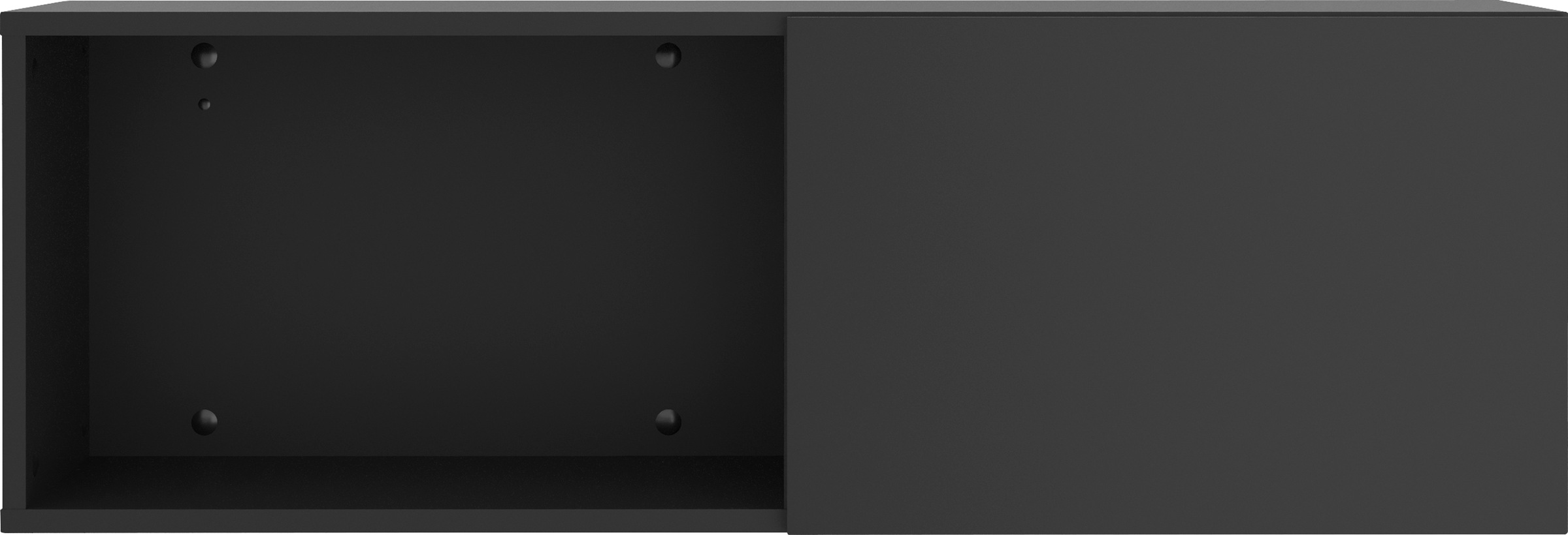 FMD Garderobe »Dark« Garderobenregal mit Kleiderstange, Breite ca. 99 cm