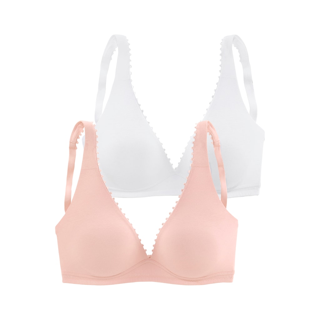 petite fleur Bralette-BH, (Packung, 2 Stück)