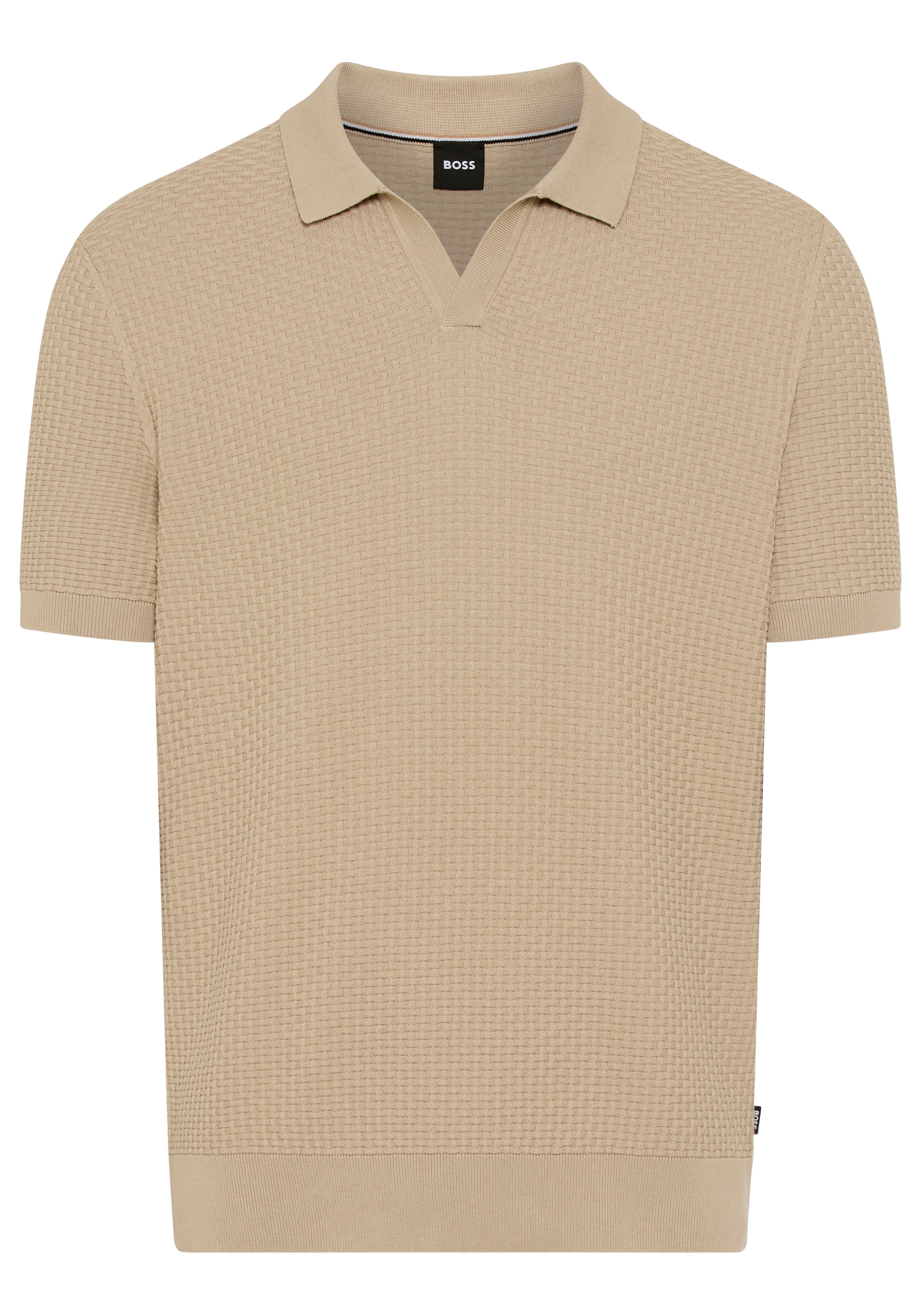 BOSS Kurzarmpullover »H-Natalo« mit Polokragen, regular fit