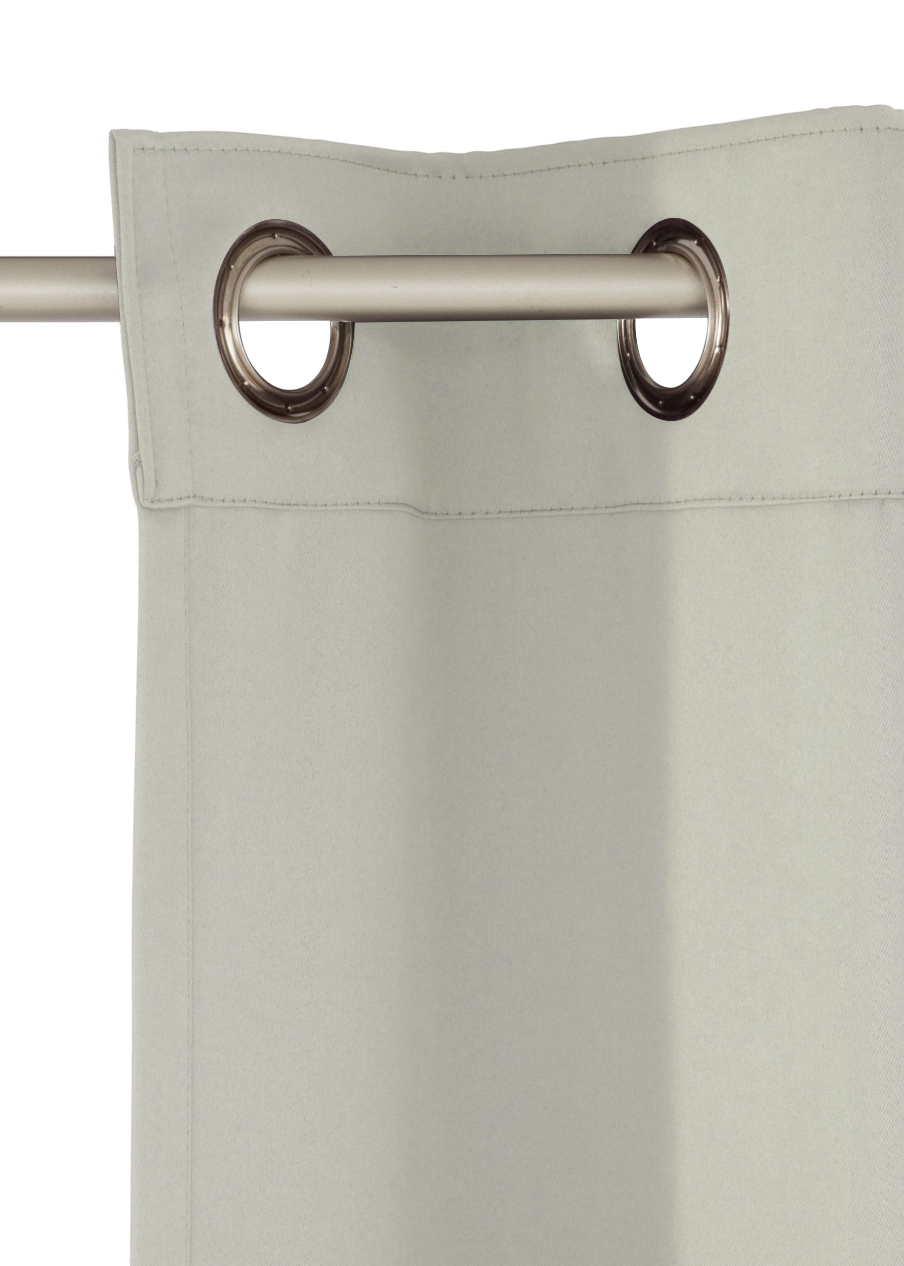 OTTO home Verdunkelungsvorhang »Solana« Ösen 2 Stk. tlg. 2-er Set, Breite 140 cm, einfarbig