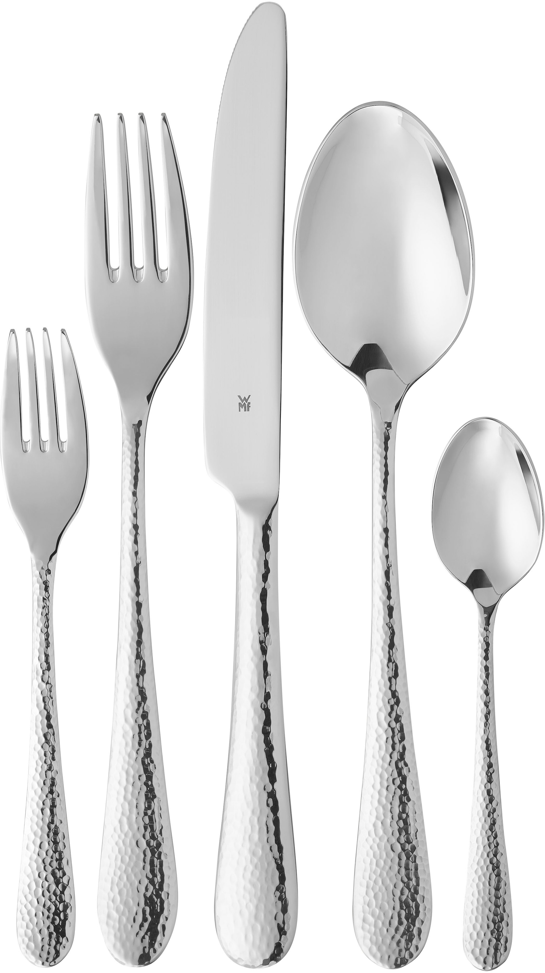 WMF Besteck-Set »Sitello«, (Set, 60 tlg.), geschmiedete Messer, farbecht, W günstig online kaufen