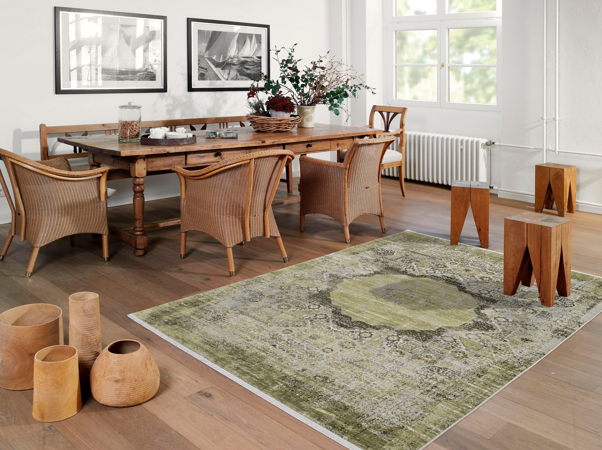 OCI DIE TEPPICHMARKE Teppich »COLOUR MEDI«, rechteckig, 8 mm Höhe