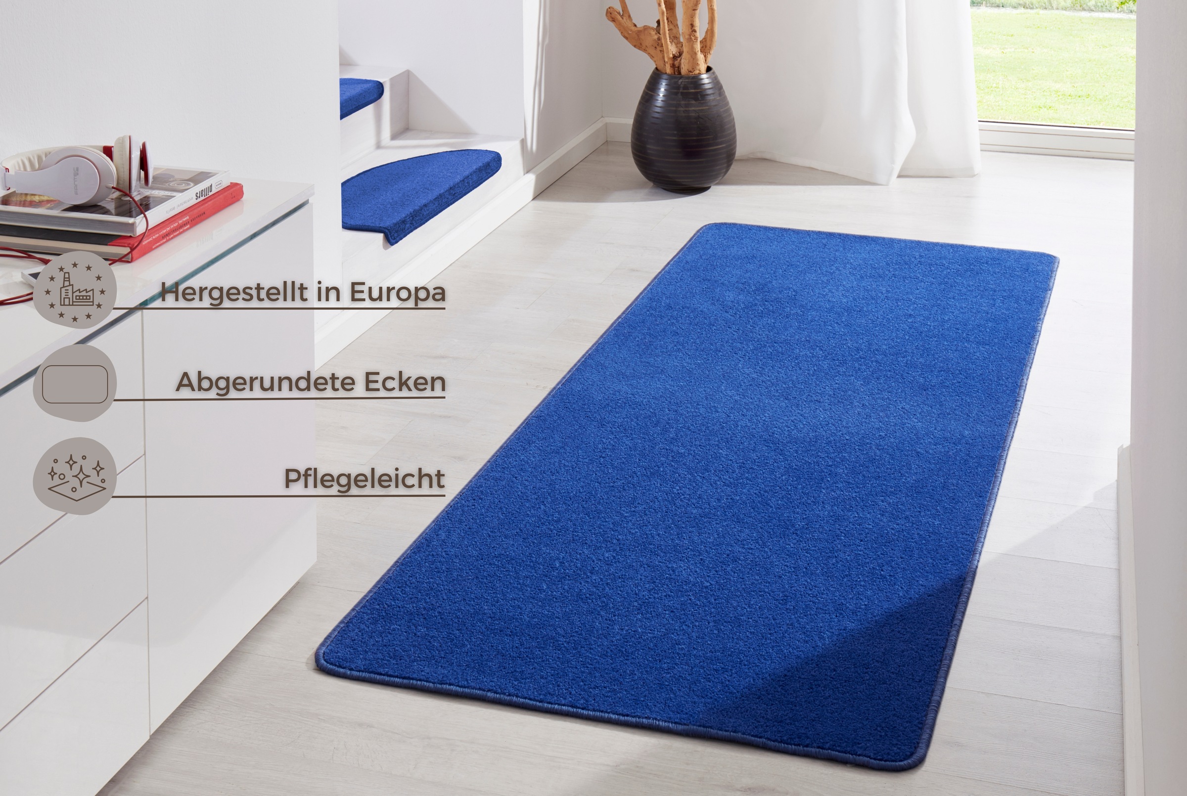 2. Bild von HANSE Home Läufer »Fancy«, rechteckig, Kurzflor, Weich, Einfarbig, Wohnzimmer, Schlafzimmer, Esszimmer
