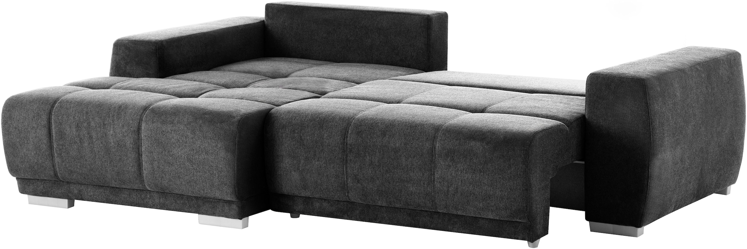 INOSIGN Ecksofa »Bolero L-Form«, wahlweise mit Bettfunktion & Bettkasten