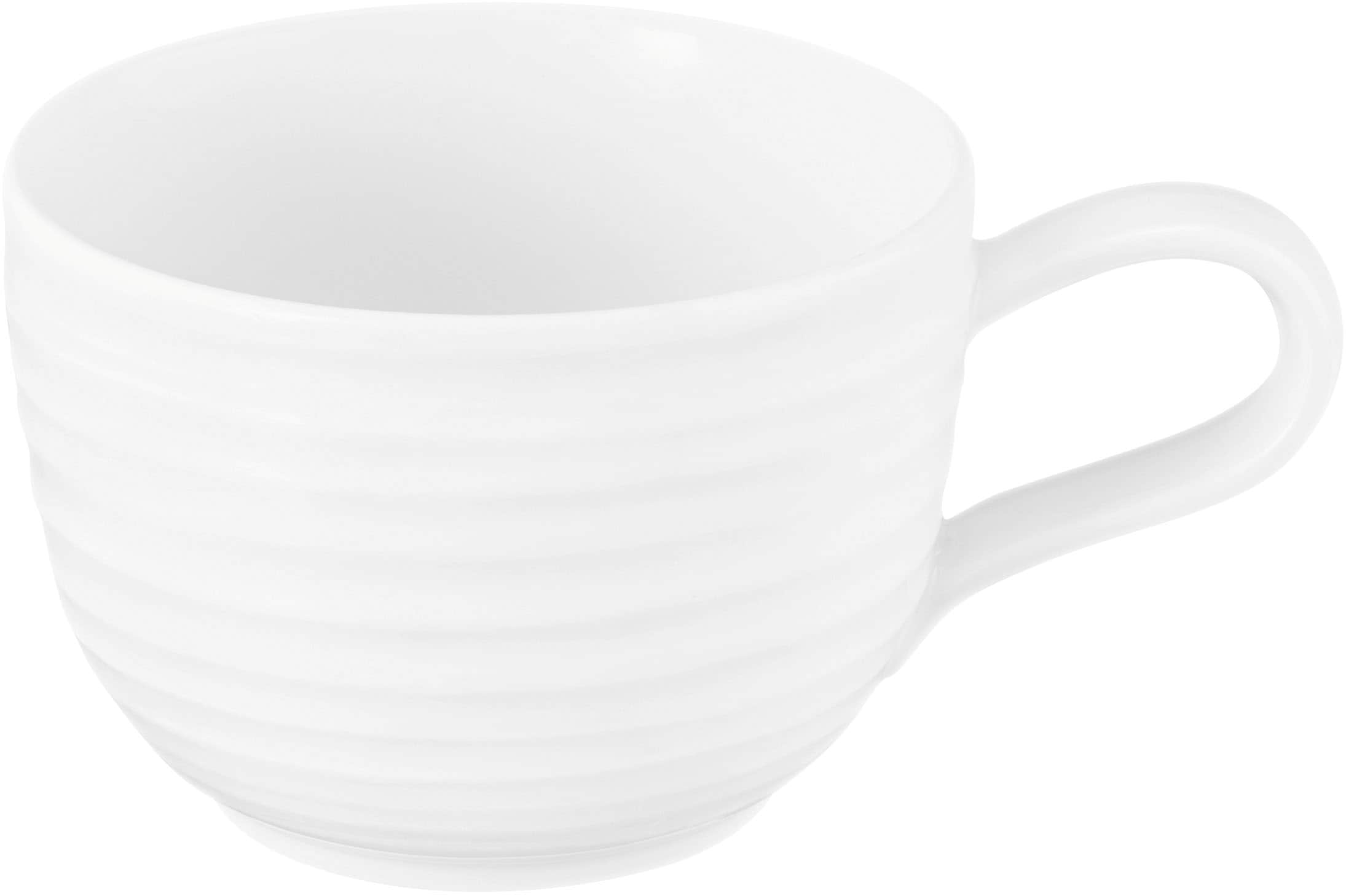 Seltmann Weiden Kaffeeservice »Geschirr-Set, Service Terra«, (Set, 18 tlg., 6x Kaffeeobertasse, 6x Kombi-Untertasse groß, 6x Frühstücksteller rund), Tassen, Teller, Untertassen, Made in Germany, 18 Teile, für 6 Personen