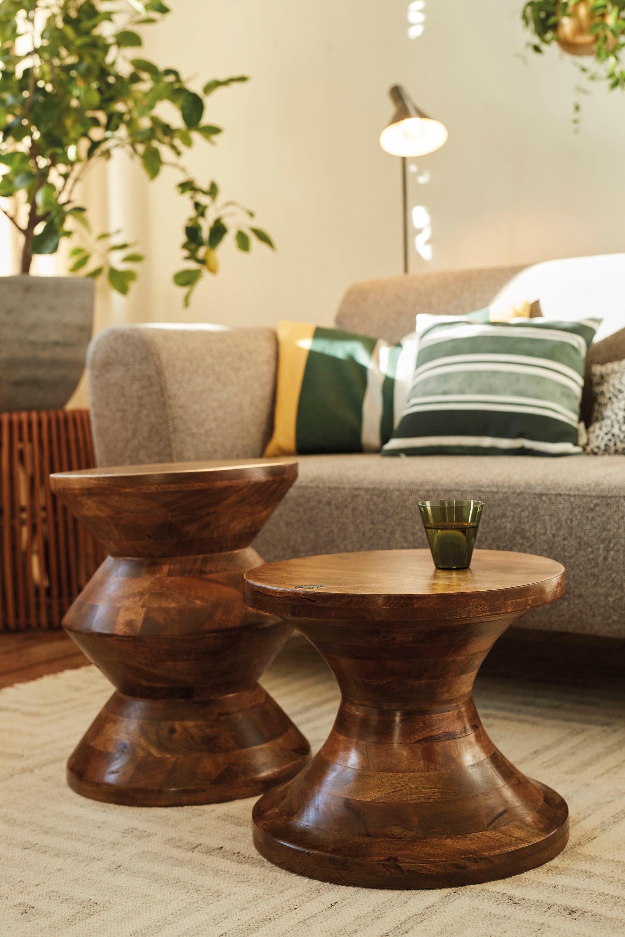 TOM TAILOR HOME Hocker »T-WOOD STOOL HIGH«, dekorativer Hocker aus Mangohol günstig online kaufen