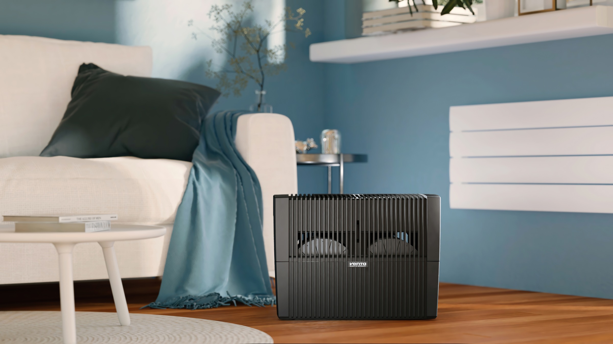 Venta Luftbefeuchter »Comfort Plus LW45 anthrazit«, 10 l Wassertank, ohne Filtermatten, 10L Wasserwanne, für Räume bis 60 m²