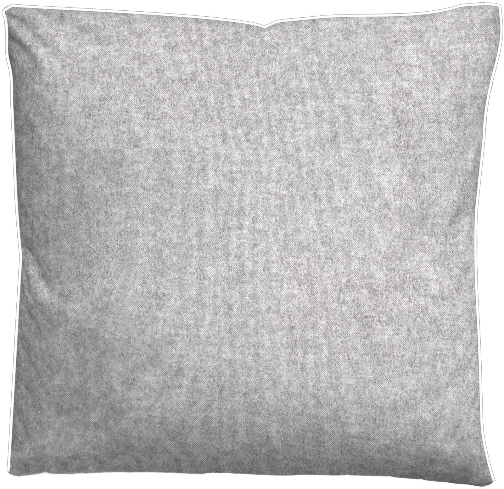 Biberna Wendebettwäsche »Hermal Biber, in Gr. 135x200, 155x220 oder 200x200 cm, Reißverschluss«, (2 tlg.), Bettwäsche in Melangeoptik, Winterbettwäsche, Made in Germany