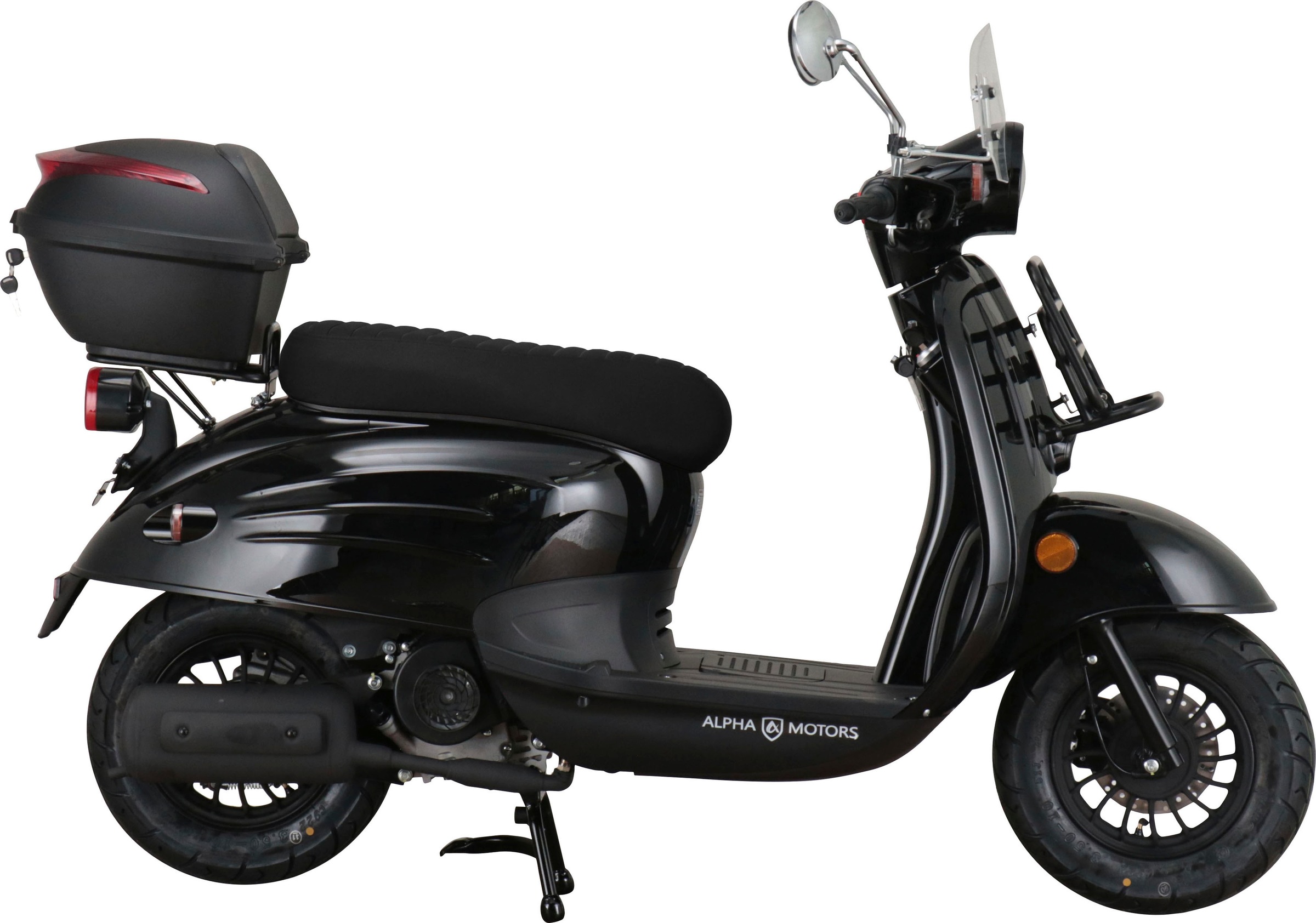 Alpha Motors Motorroller »Adria«, 50 cm³, 45 km/h, Euro 5, 3,1 PS, (inkl. Windschild und Topcase), mit Lenkerschloss und Windschild