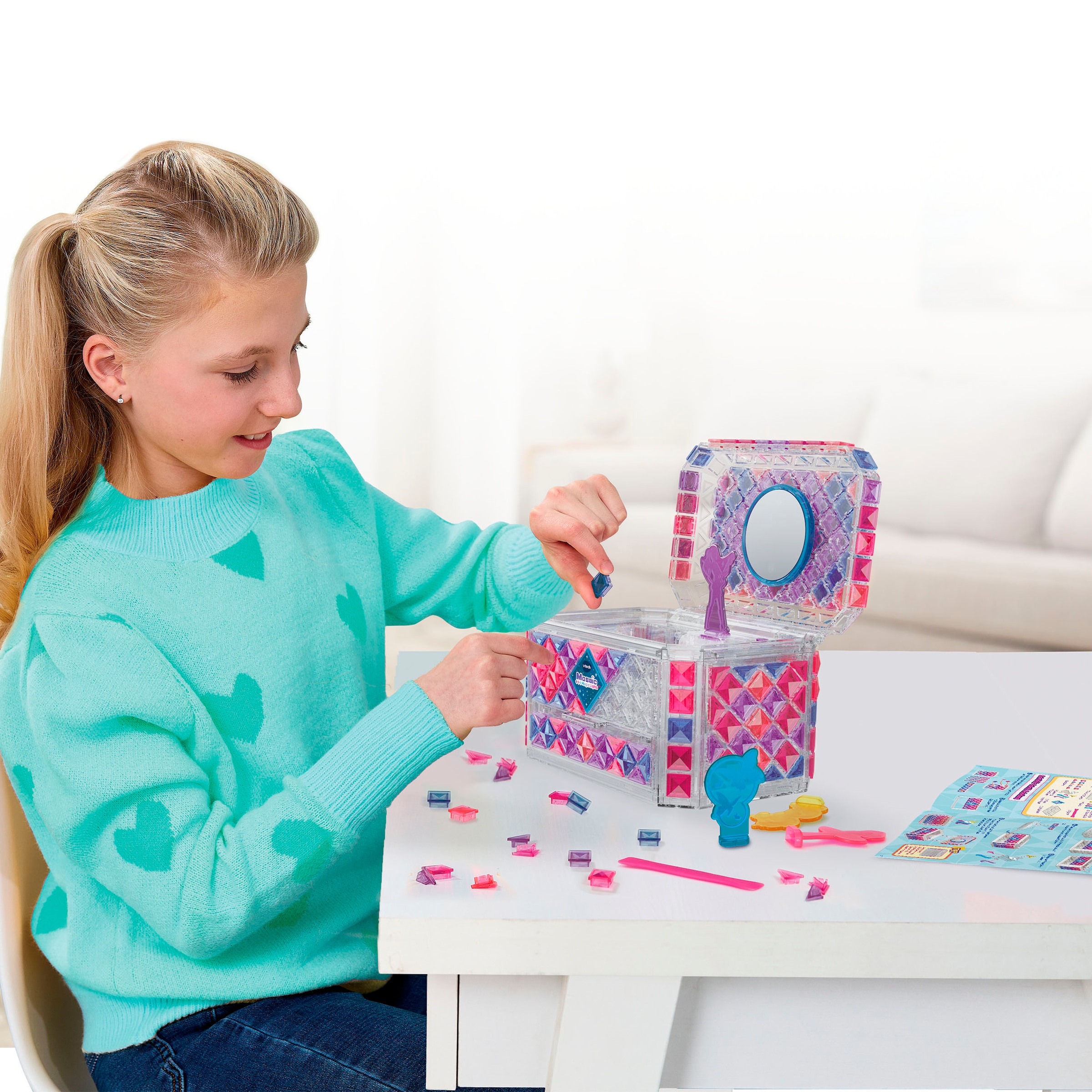 Vtech® Kreativset »Mosaic Magic Lights - Schmuckkästchen«