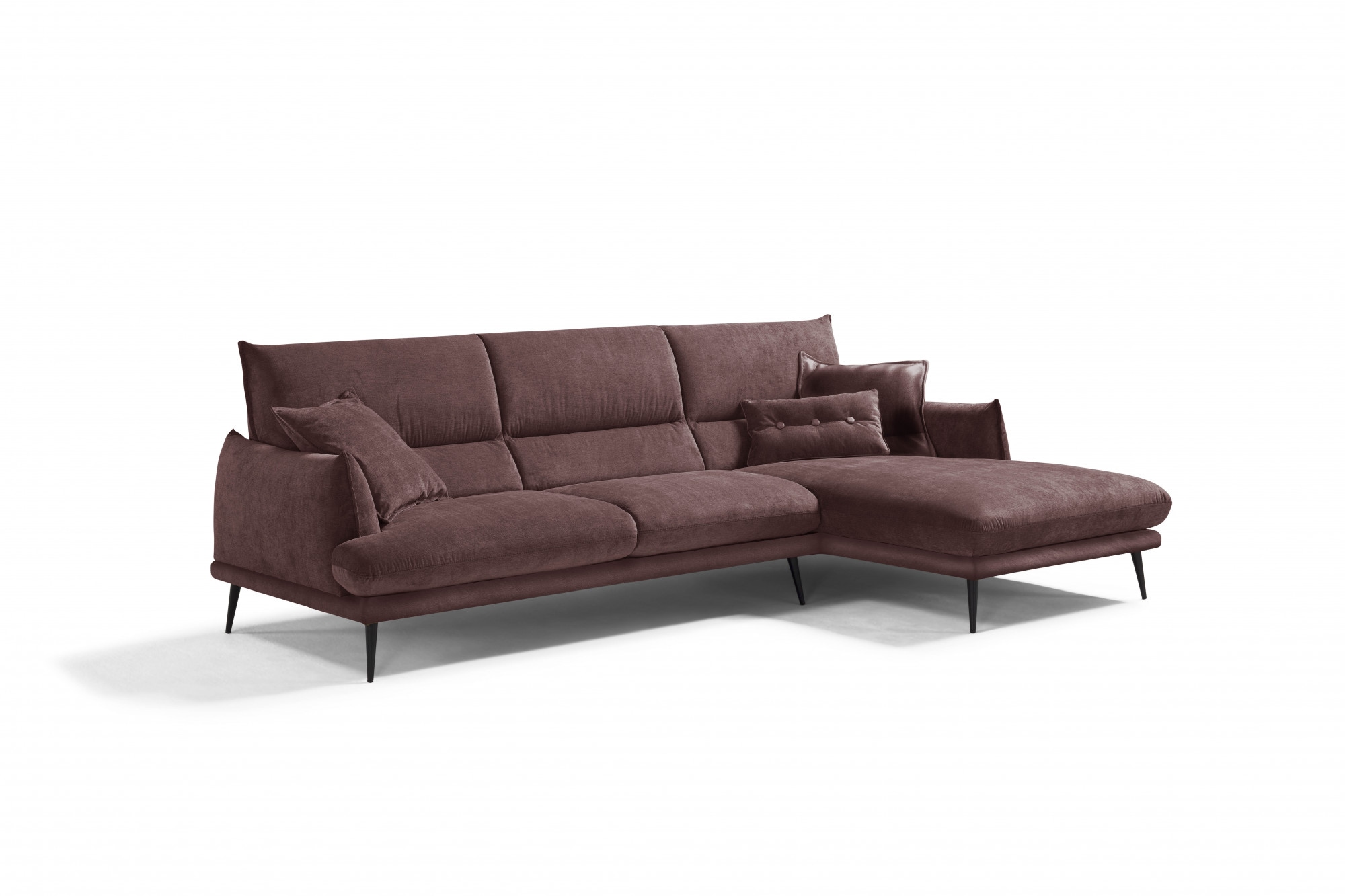 Egoitaliano Ecksofa »FUNNY, hochwertiges & aktuelles Design, bequeme Rücken günstig online kaufen