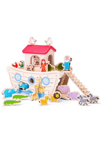 New Classic Toys® Steckspielzeug »Formensortierpiel Arche Noah«, aus Holz kaufen