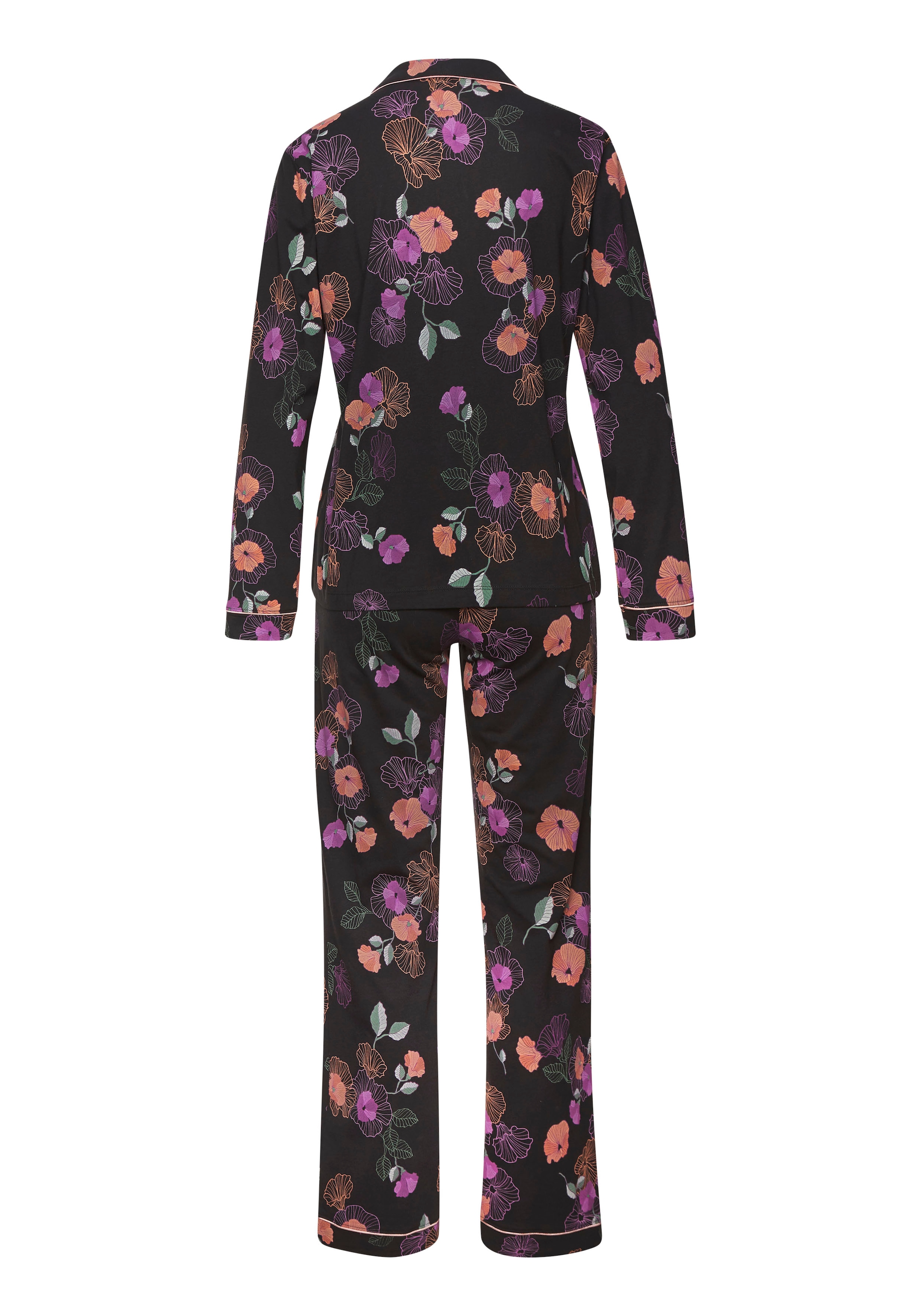 Vivance Dreams Pyjama, (2 tlg.), mit Blumen-Druck