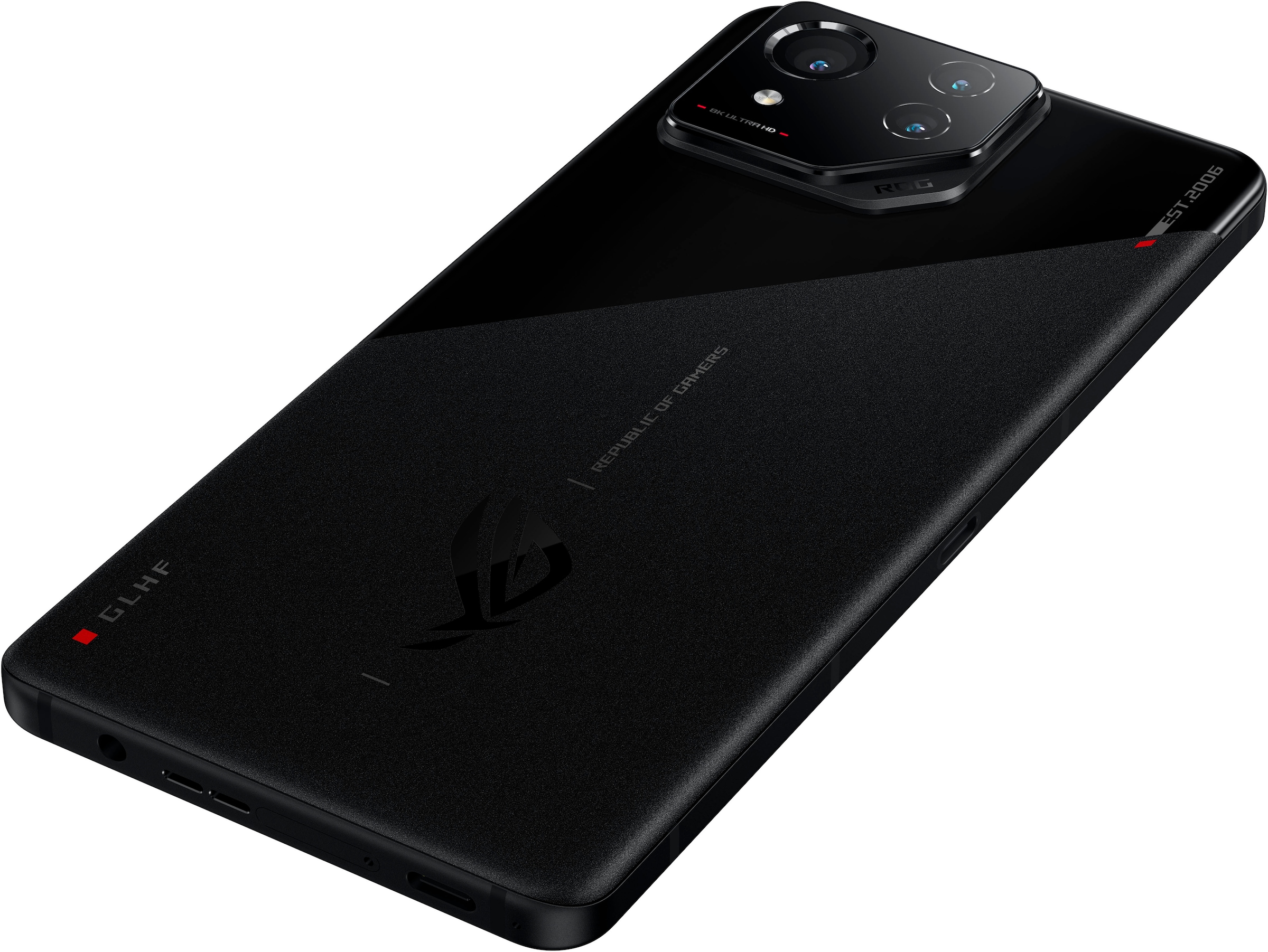 Asus Smartphone »Rog Phone 8«, schwarz, 17,22 cm/6,78 Zoll, 256 GB Speicherplatz, 50 MP Kamera
